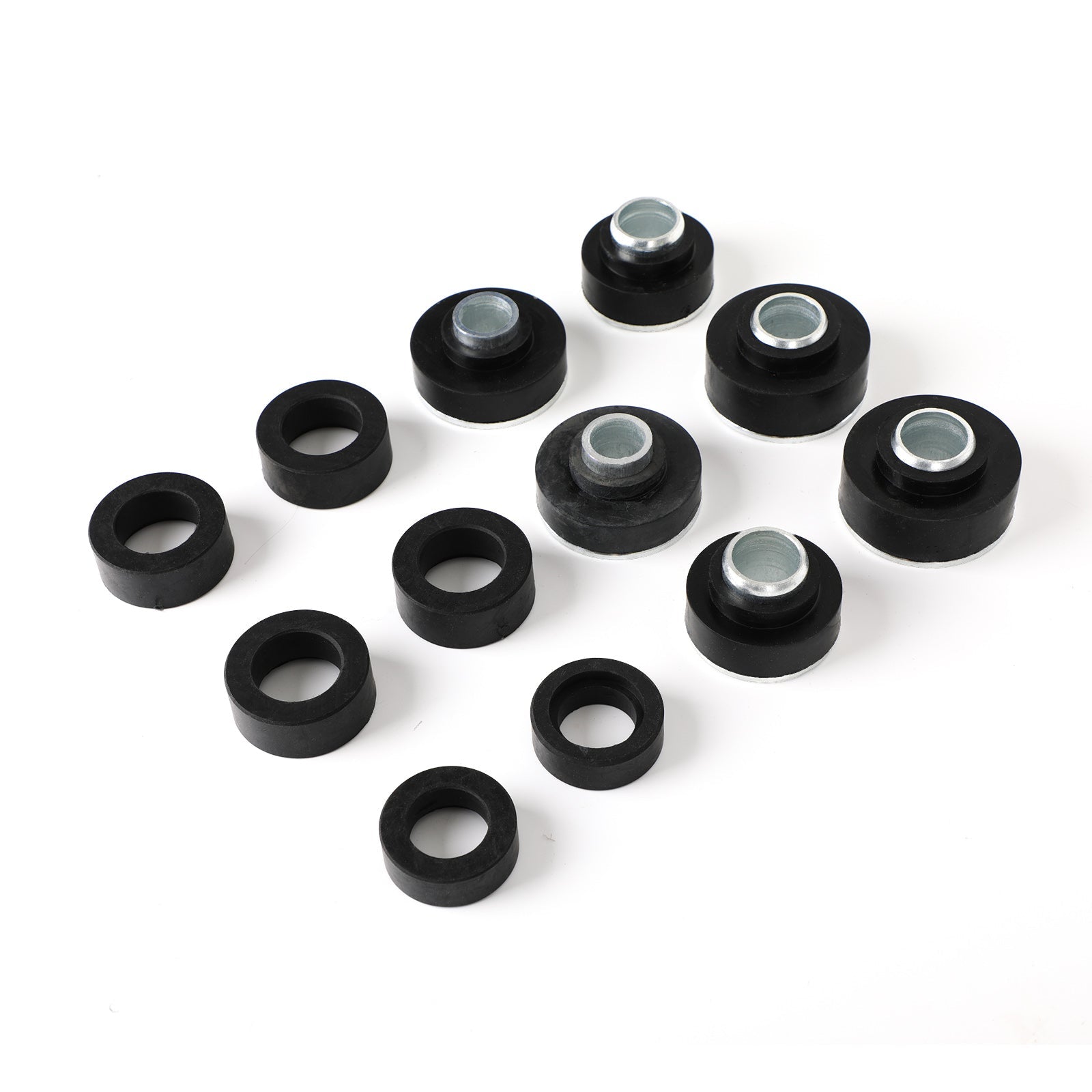 Hardware Bushings Subframe Bolts Washers + Body Mount Bushing Kit For Chevrolet