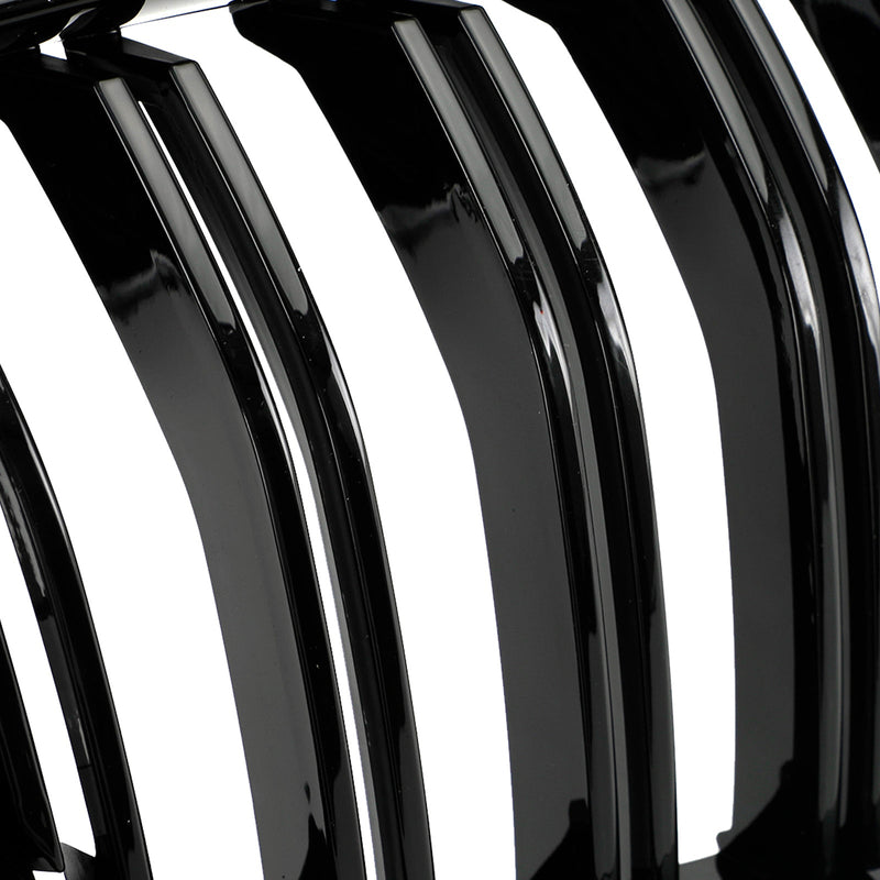 BMW X3 X4 F25 F26 2014-2017 Parachoques delantero negro brillante Parrilla de rejilla de riñón