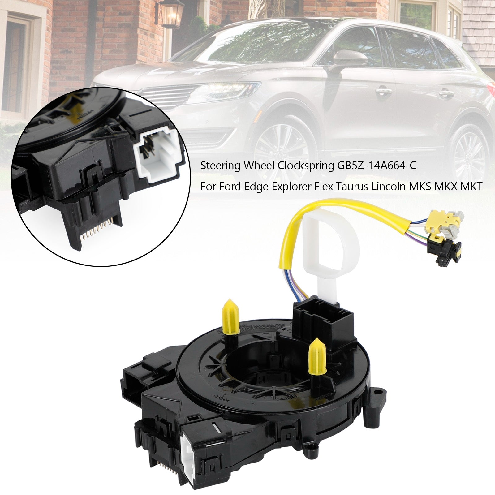 Volante Clockspring GB5Z-14A664-C para Ford Edge Explorer Flex