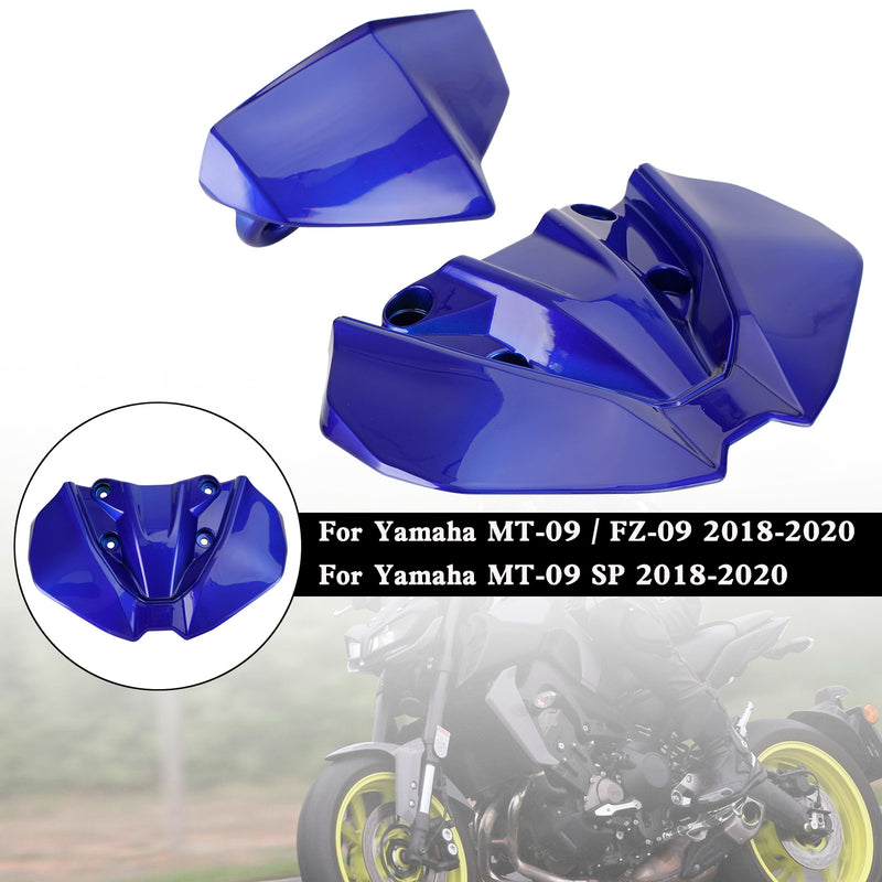 Cubierta de parabrisas de carenado de faro para Yamaha MT-09 FZ09 MT-09 SP 2018-2020