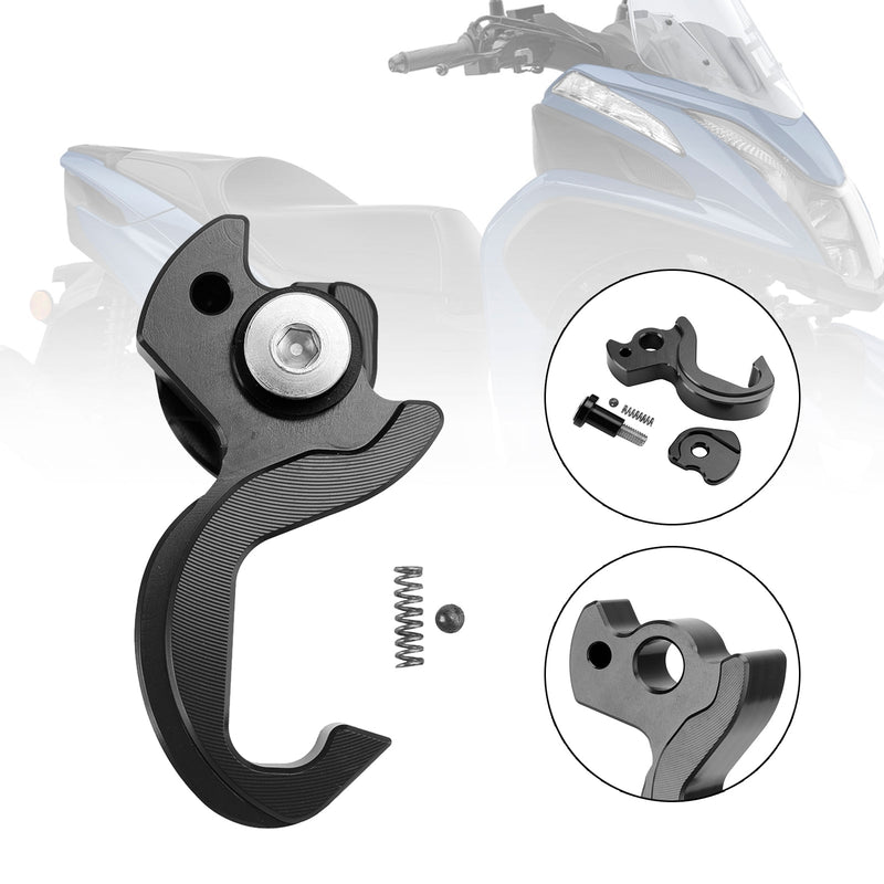 Soporte casco ganchos soporte negro para Yamaha Tricity 125 2014-2021 155 2016-2023