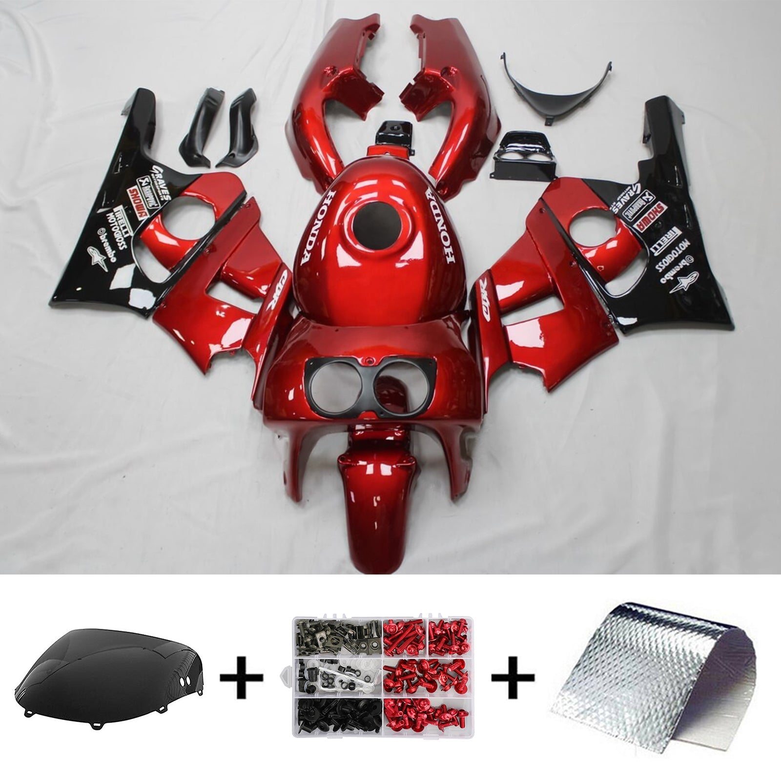 Kit de carenado Honda CBR400RR NC29 1990-1999