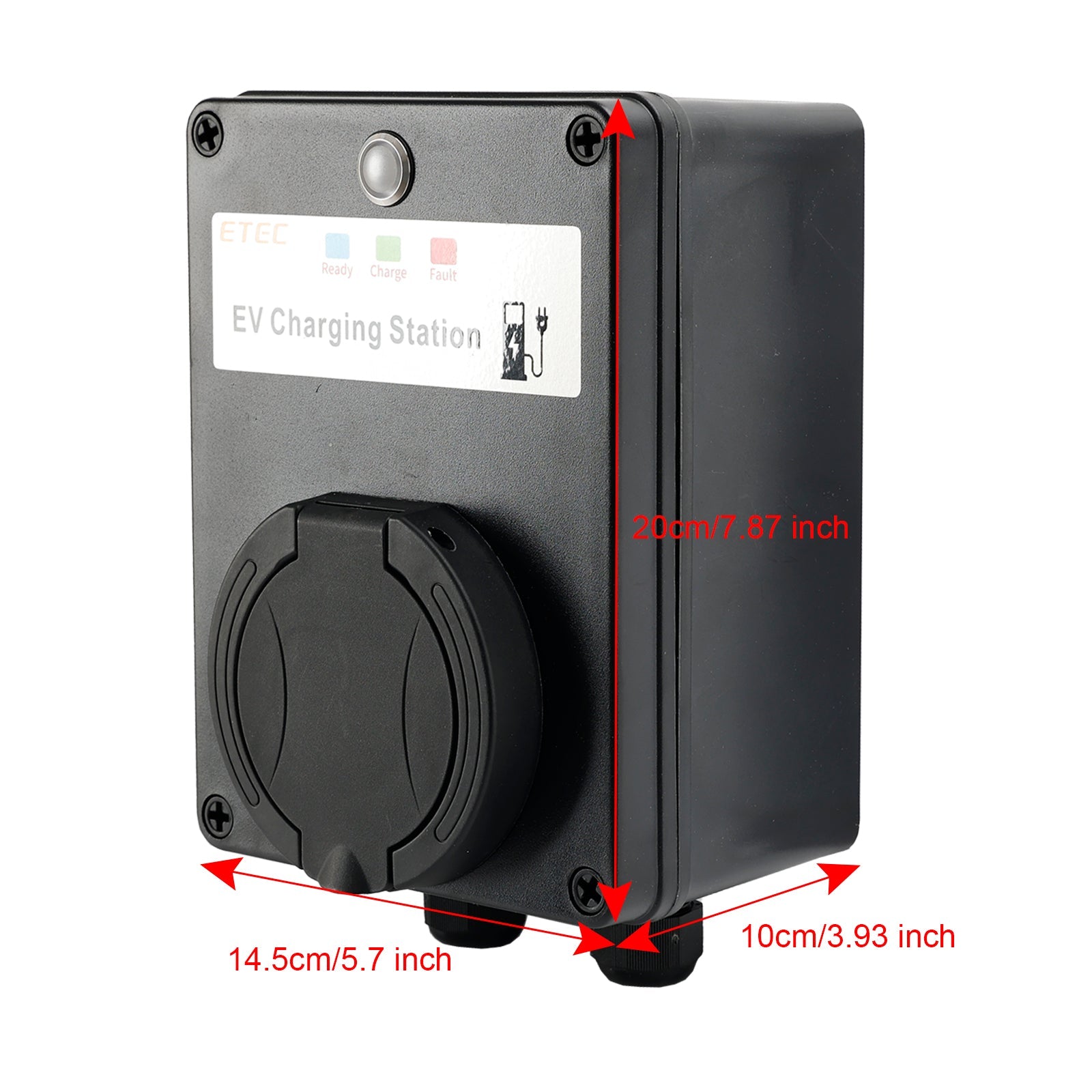 EV Charger Charging Wall Box Unit Socket Rapid EV WallBox 32A 22KW Type2 IP65