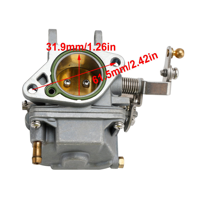 Carburetor Carb fit for Yamaha 2-Stroke 30HP T30 40HP T40 Outboard 66T-14301