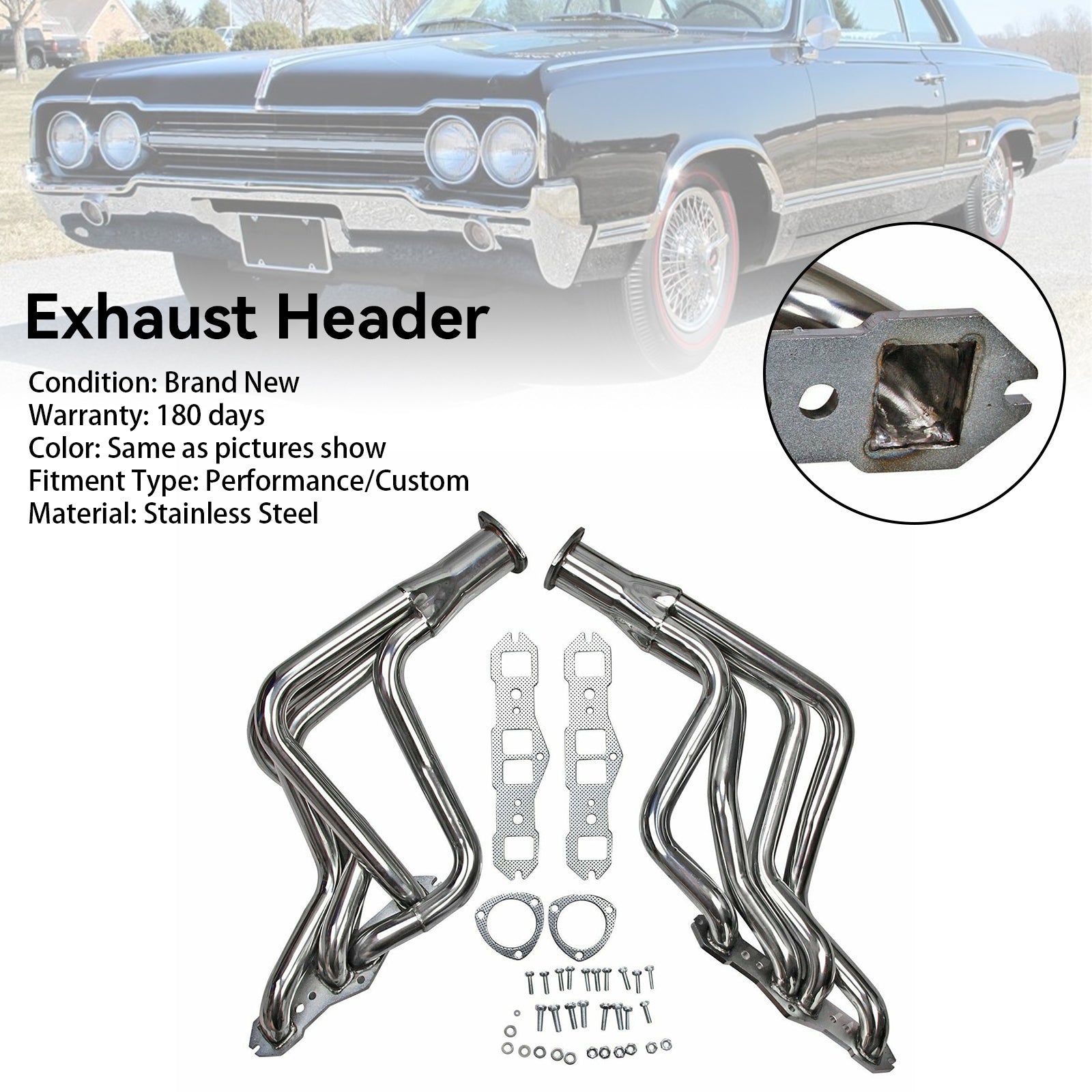 Oldsmobile Vista Cruiser 1971-1974 Exhaust Manifold Header