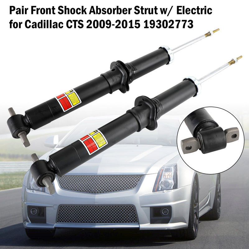 Cadillac CTS 2009-2015 Pair Front Shock Absorber Strut w/ Electric 19302773 19181636 580-1044