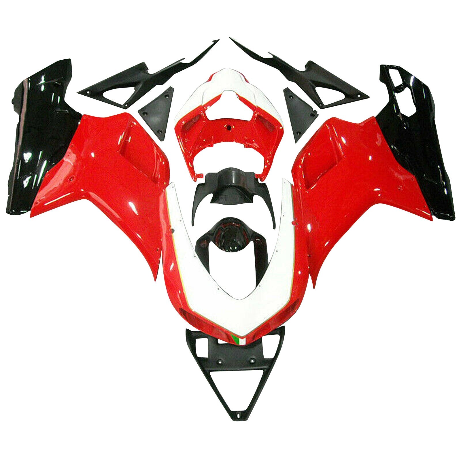 Fairing Bodywork For DUCATI 1098 848 1198 2007-2012 08 09 Red Generic