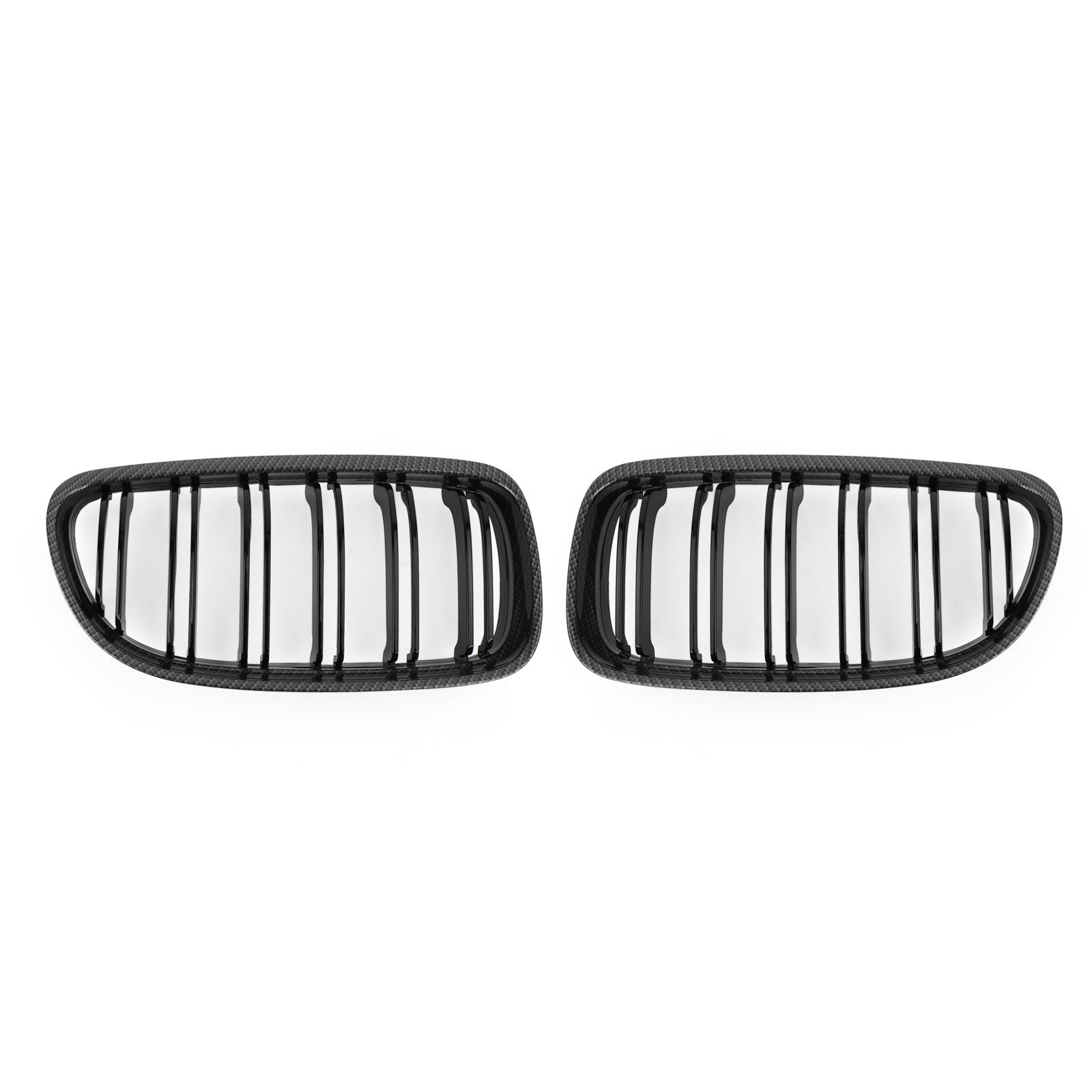 Rejillas de parrilla frontal de fibra de carbono para BMW E90/E91 LCI 3 Series 2008-2012 genérico