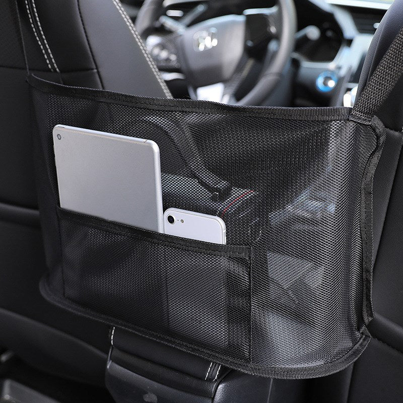 Car Net Pocket Handbag Organizer Purse Holder Between Seat Car Bag Storage Pouch Generic