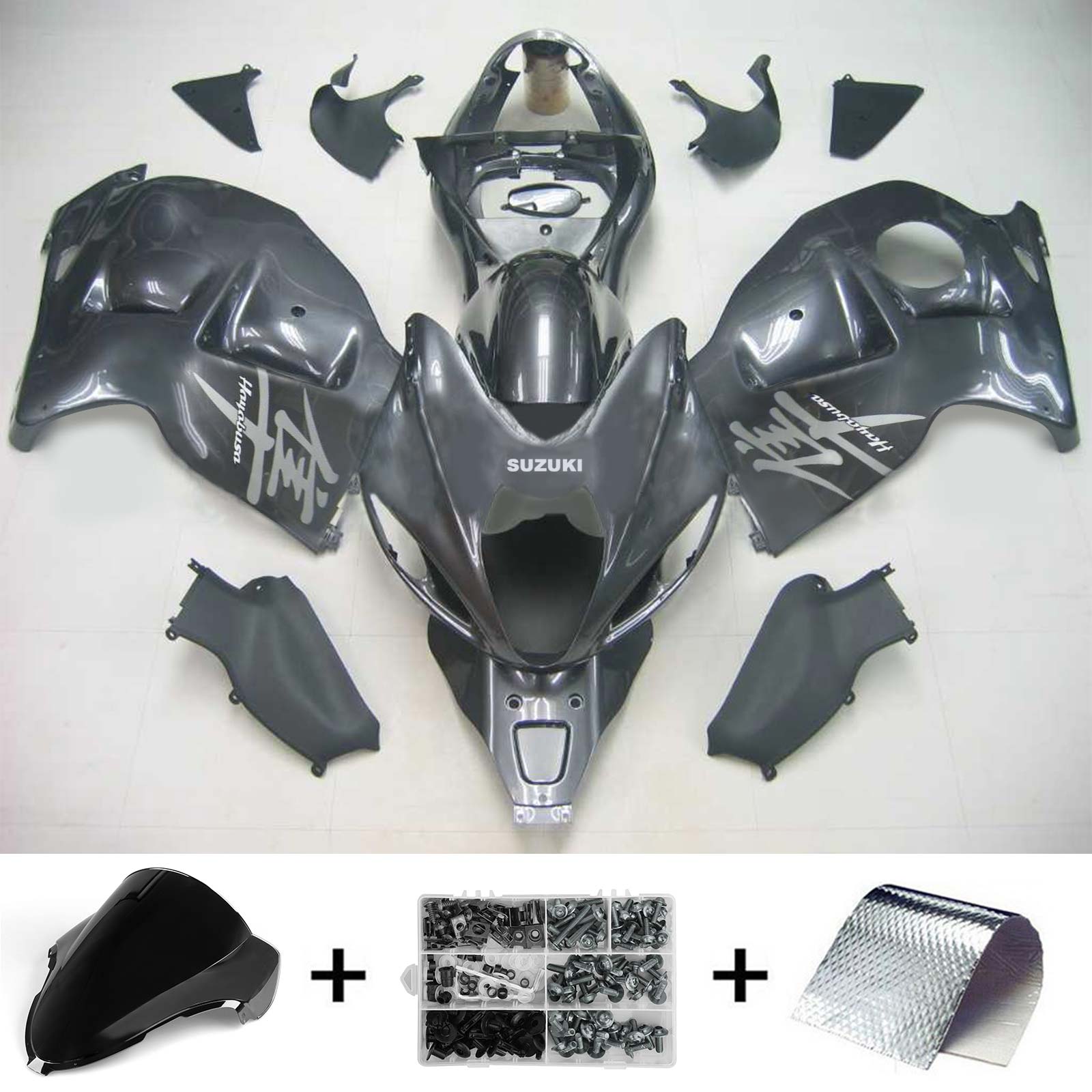 Suzuki Hayabusa GSXR1300 1999-2007 Fairing Kit Bodywork Plastic ABS