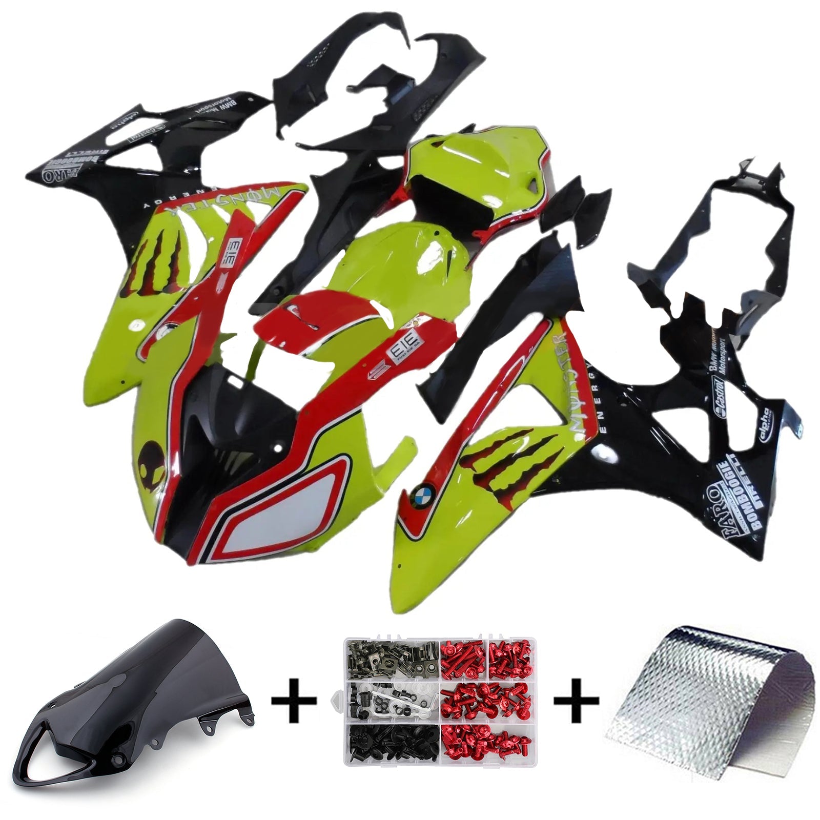 Amotopart BMW S1000RR 2009-2014 Kit Carenado Carrocería Plástico ABS