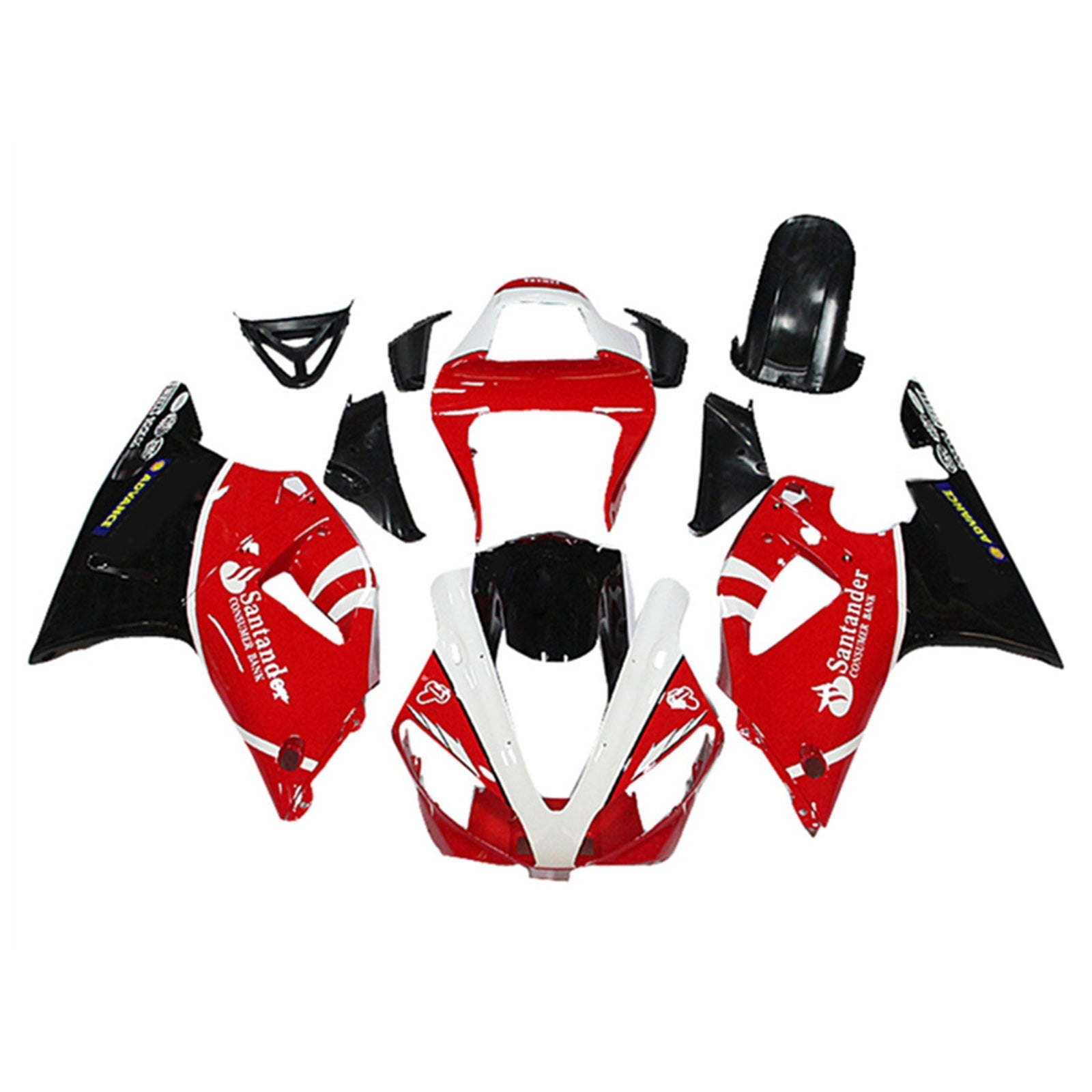 Yamaha YZF 1000 R1 2000-2001 Fairing Kit Bodywork Plastic ABS