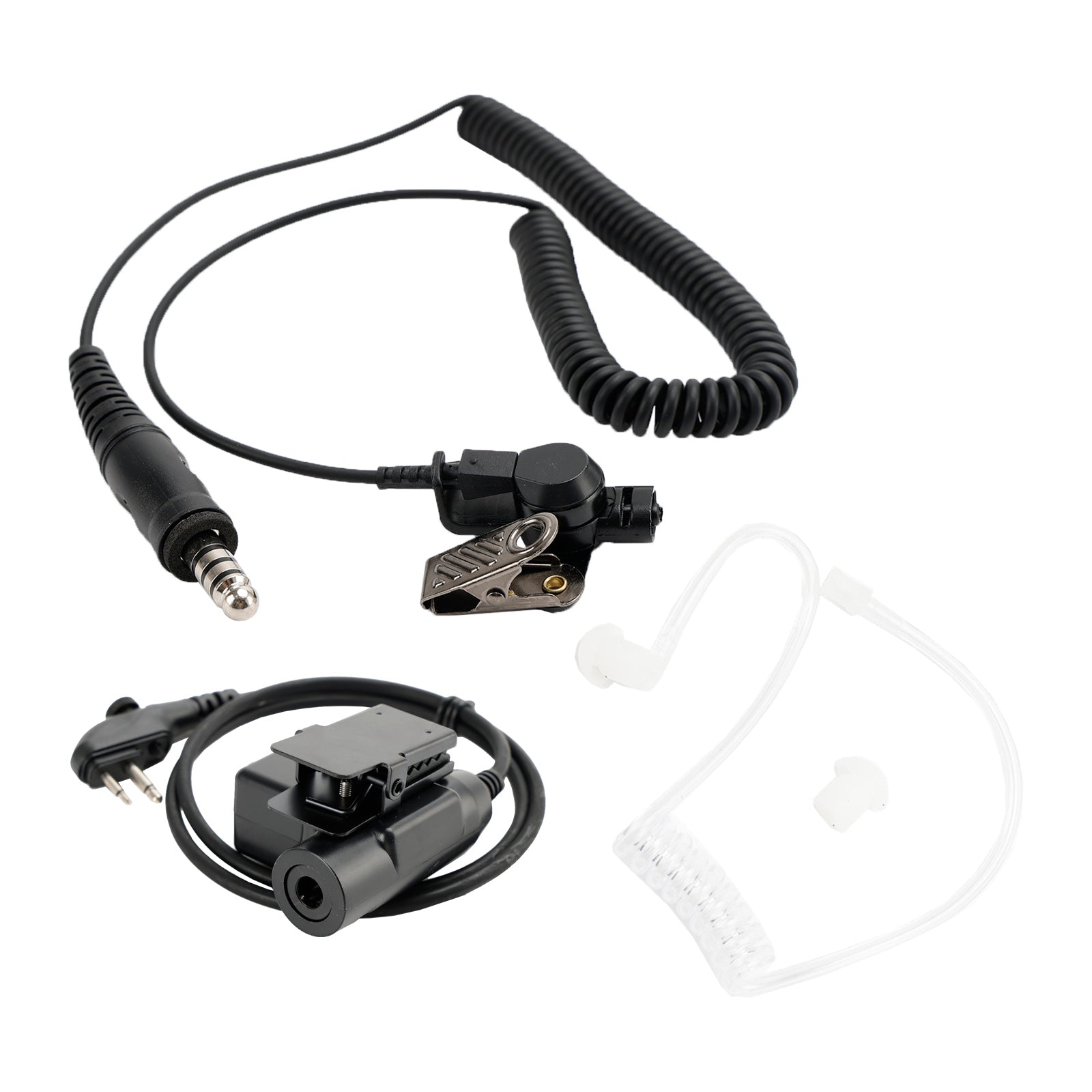 Para Hytera PD415 PD500 PD565 6Pin U94 PTT 7.1-A3 Auriculares de tubo transparente único