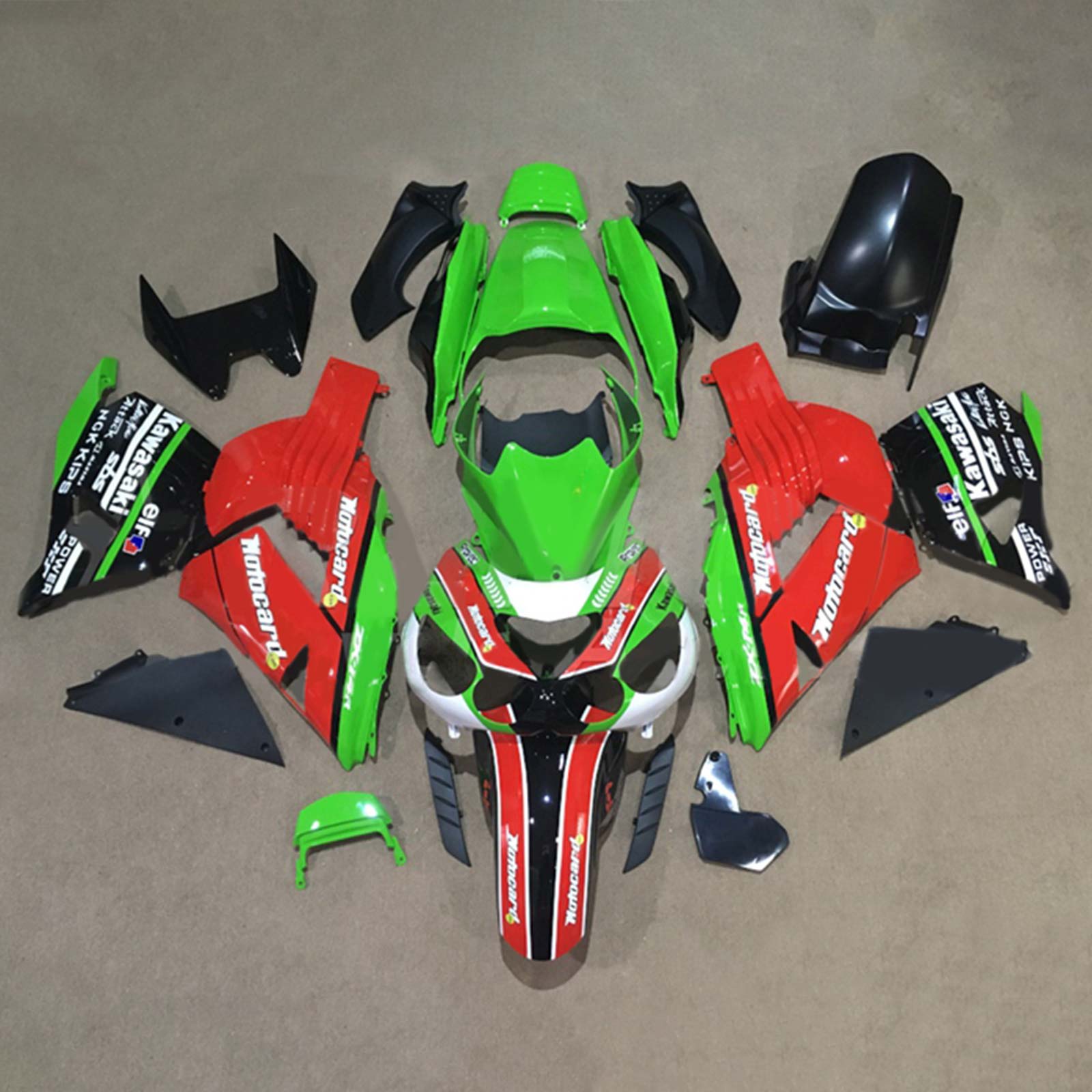 Kawasaki ZX14R 2006-2011 Fairing Kit Bodywork Plastic ABS