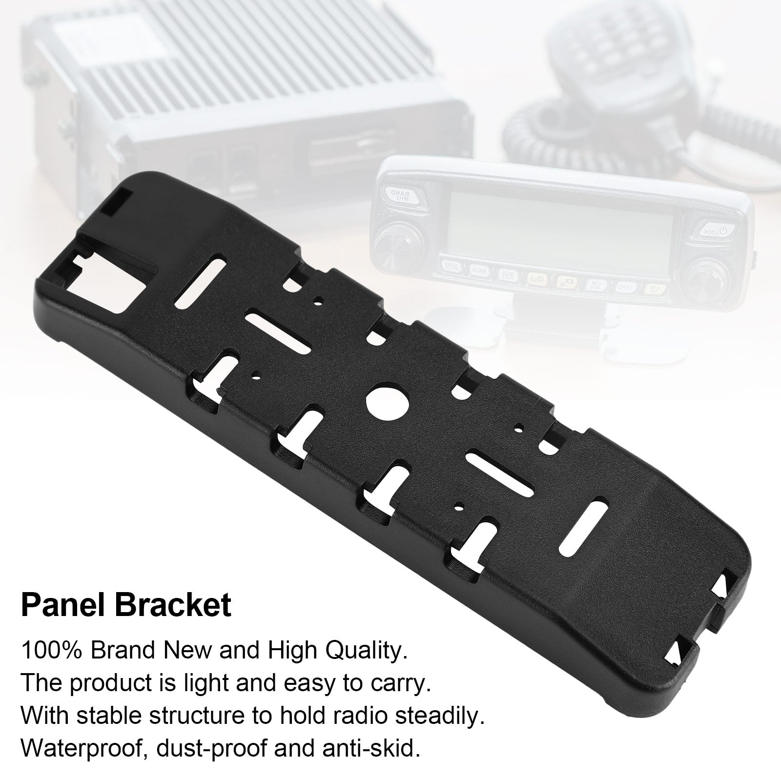 Soporte de montaje en panel de plástico Ft7900R para radio de coche Ft-7900R Ft-7800R Ftm-100Dr