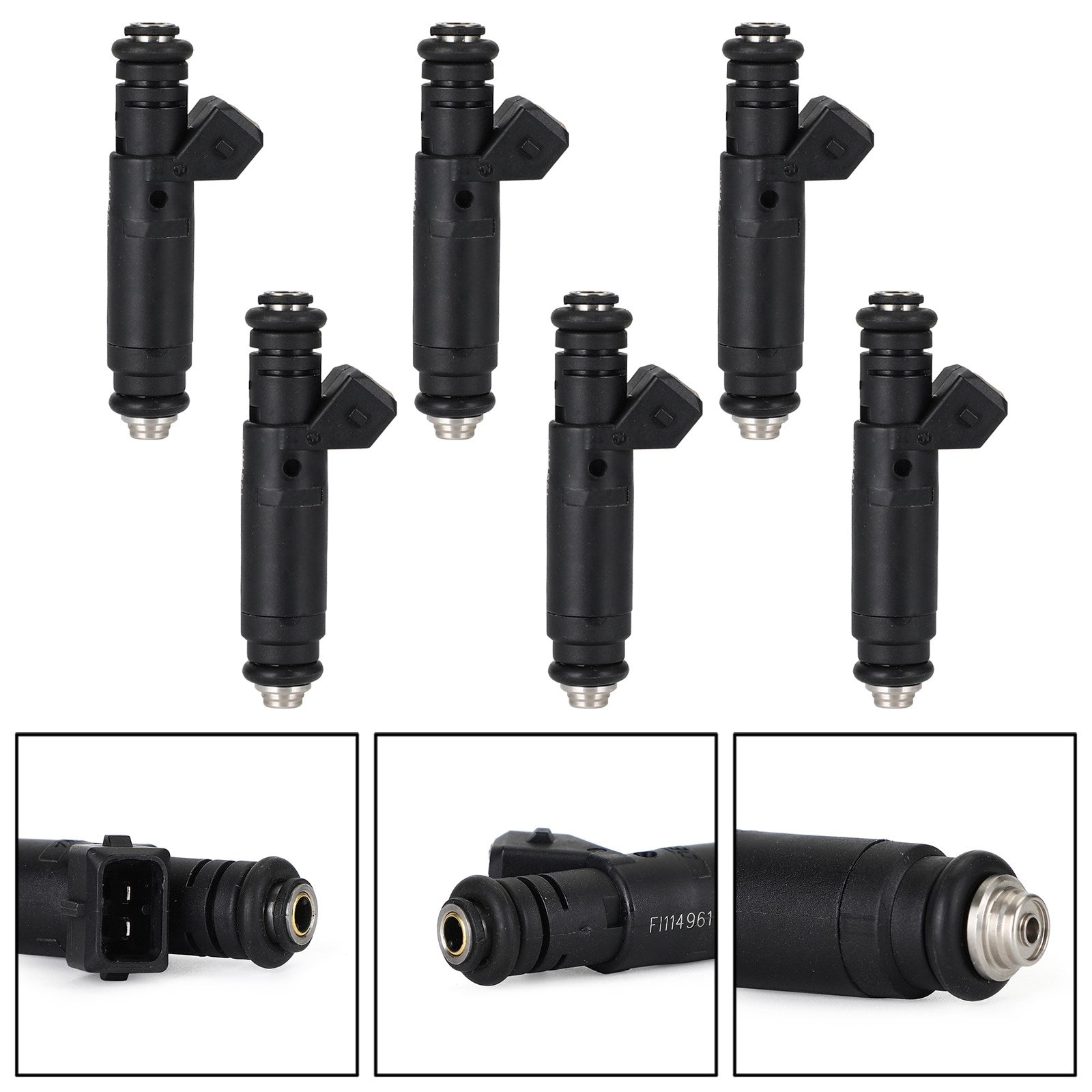 6pcs Fuel Injectors 60LB 630cc Fit Siemens Deka VW Audi GM AGU EV1 FI114961 Generic