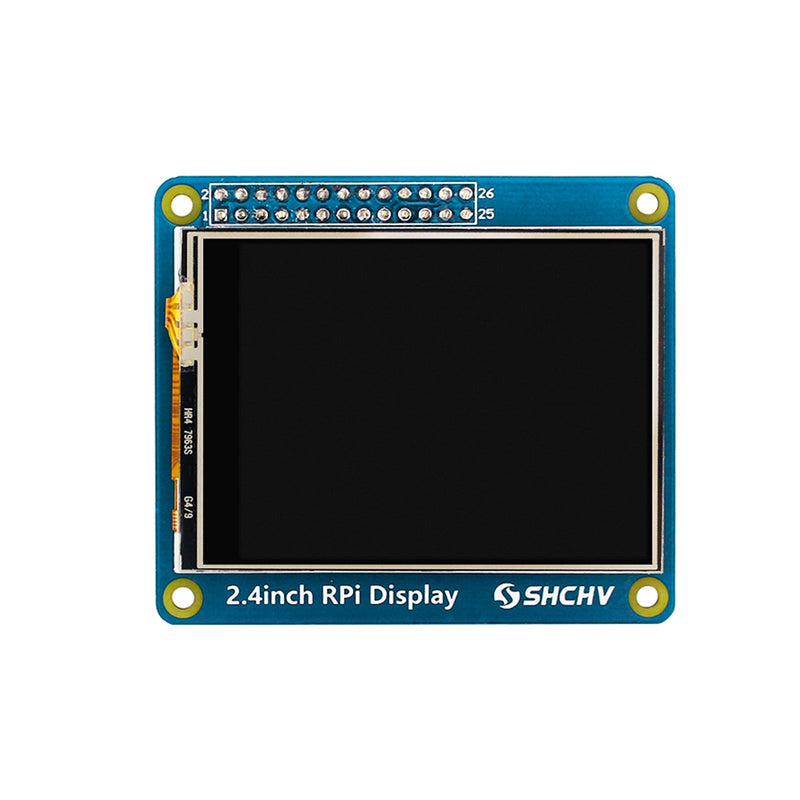 Pantalla LED de 2,4 pulgadas, 320 x 240 píxeles, compatible con Raspberry Pi 4B 3B+ Zero 2 W