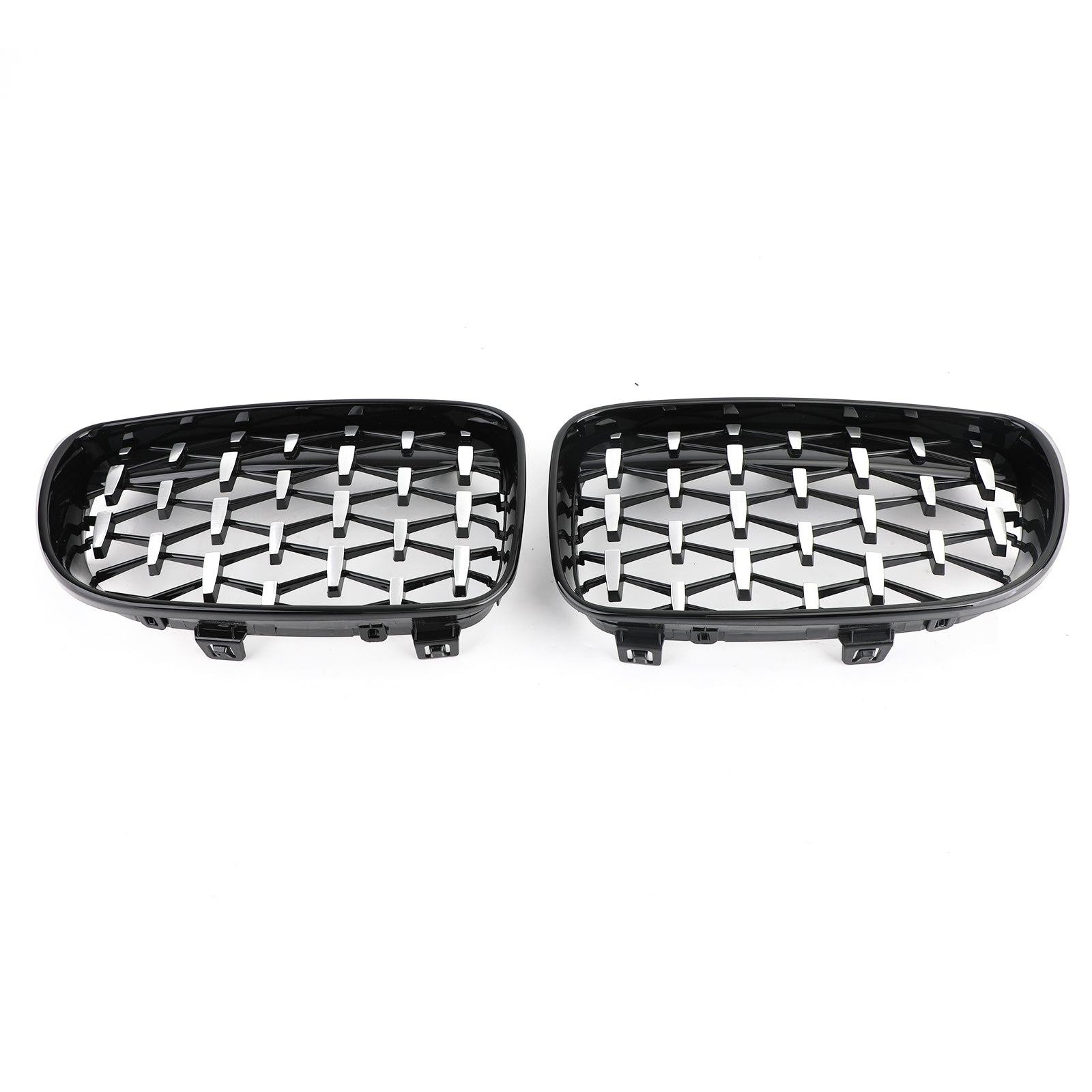 Front Grille Fit BMW 1 Series E81 E87 E82 E88 128i 135i 2008-2012 Black & Chrome Generic