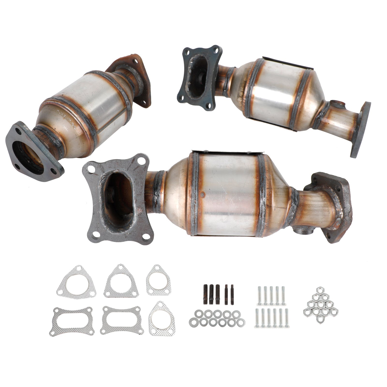 3PCS Catalytic Converters Set 45131 45132 16447 For Honda Pilot 3.5L 2009-2015 Fedex Express Generic