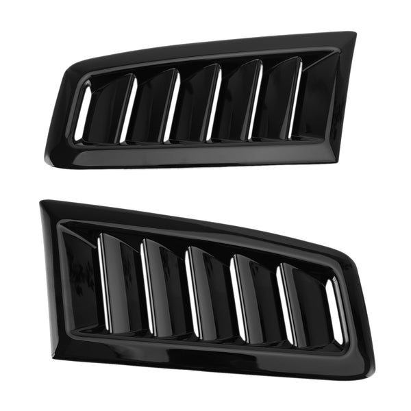 Embellecedor de capó de ventilación Universal ABS negro brillante para Ford Focus Rs St Mk2 Spr genérico