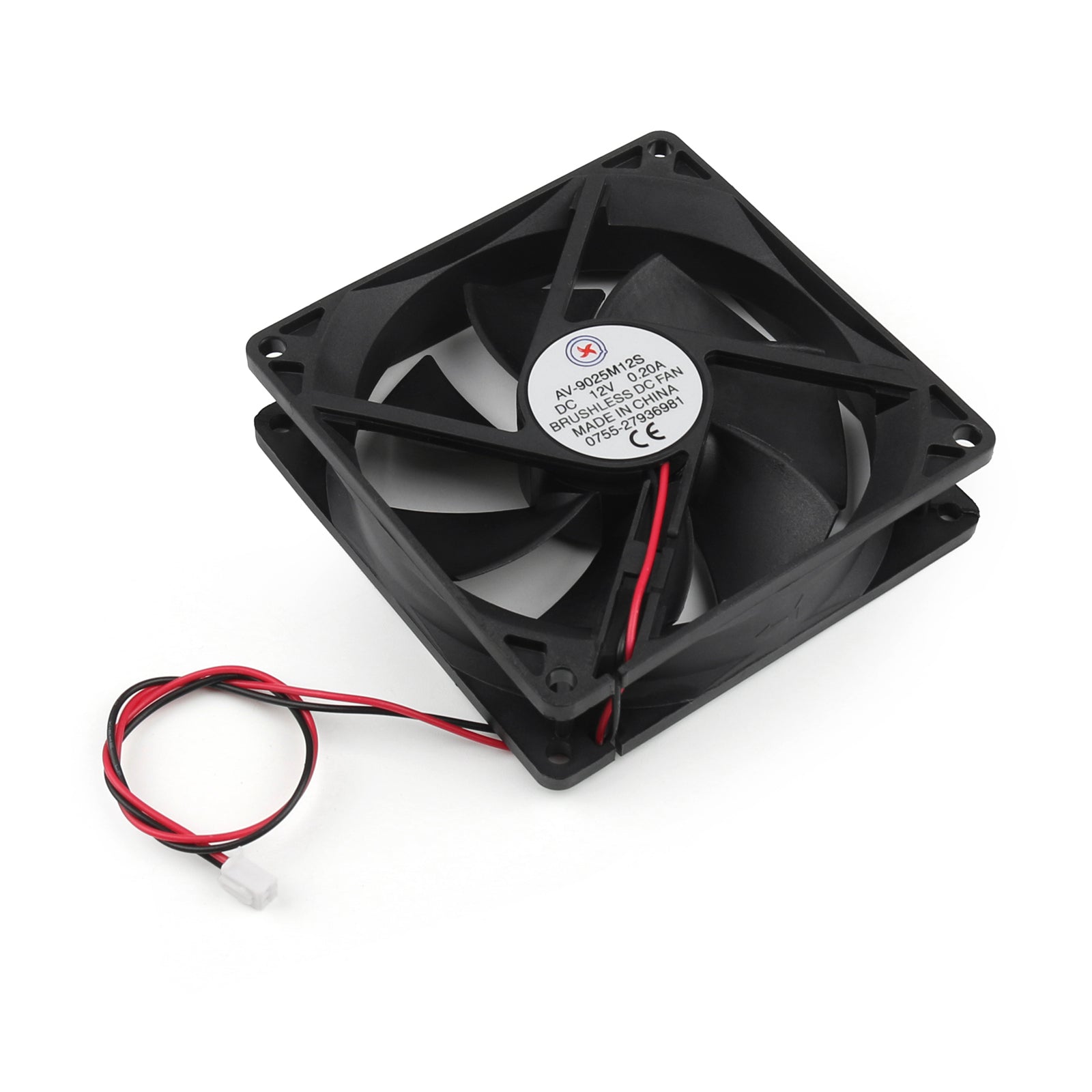 Ventilador de refrigeración sin escobillas DC 12V 0.2A 9025S 90x90x25mm 2 Pin CUP Computer Fan