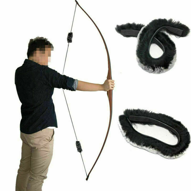 القوس أو كواتم الصوت، سلسلة أرنب 2pk كرات ريكس الفراء Recurve Longbow