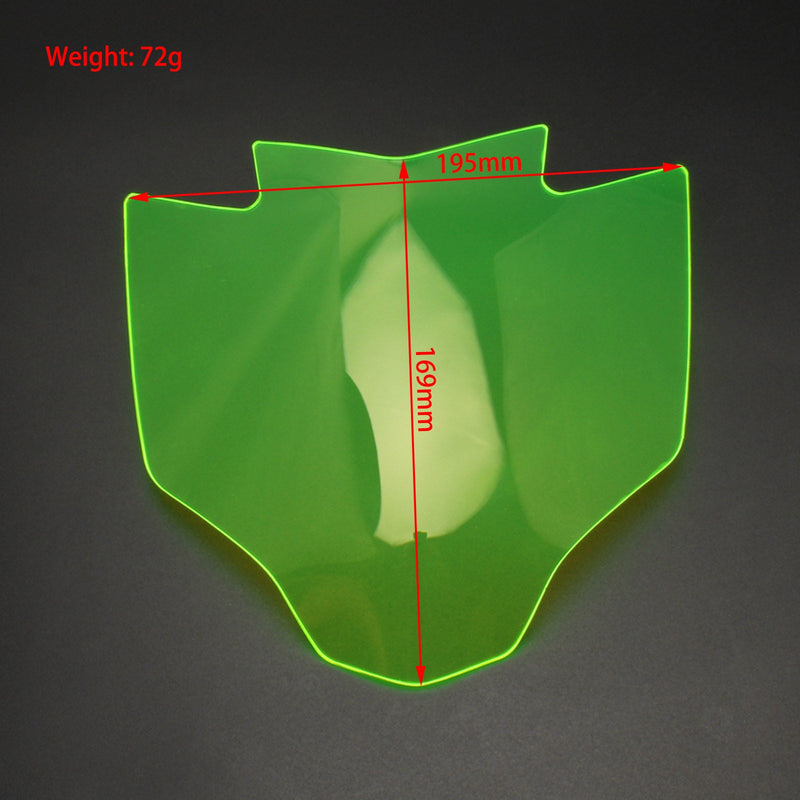 Cubierta de protección de lente de faro delantero apta para Yamaha Fz-S Fz S 150 17-19 humo genérico
