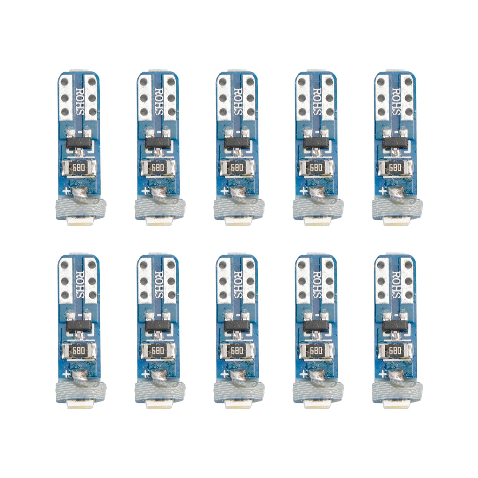 10X For HELLA LED Retrofit 2721W Wedge T5 12V 1W W2X4.6D 6000K