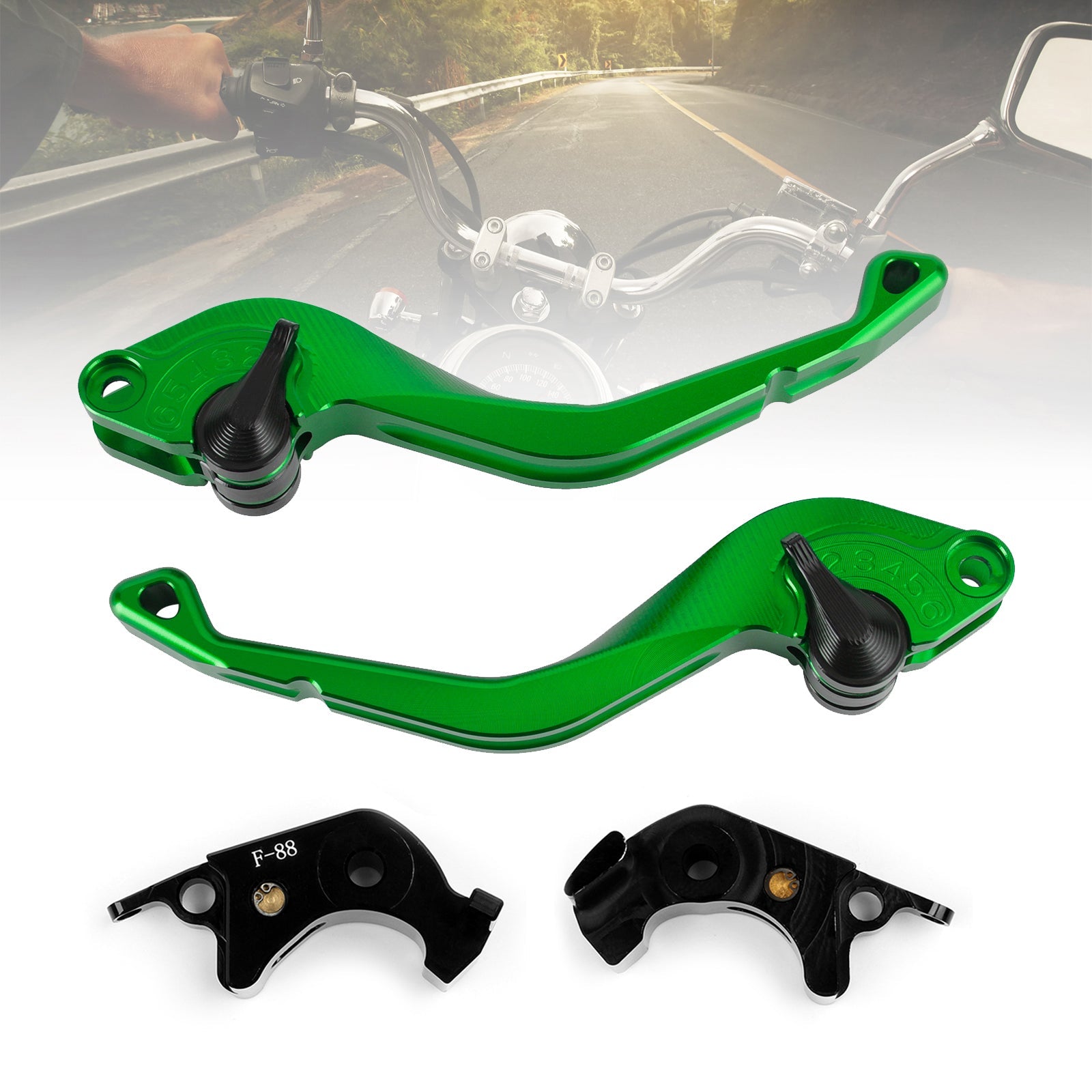 Kawasaki ZX1400 ZX14R ZZR1400 GTR1400 CNC Short Clutch Brake Lever