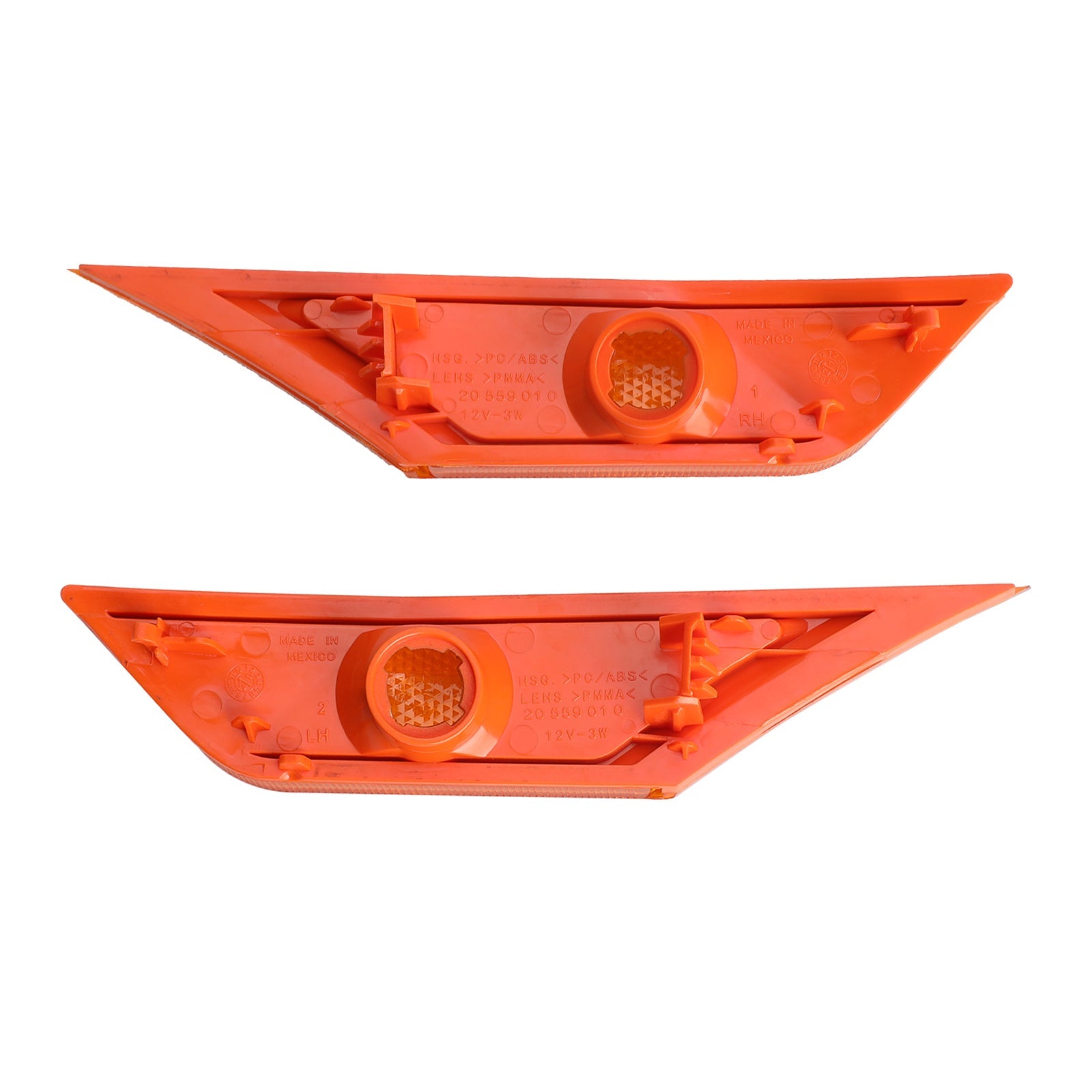 2x Front Side Marker Light For Honda Civic 2016-2021 Amber Generic