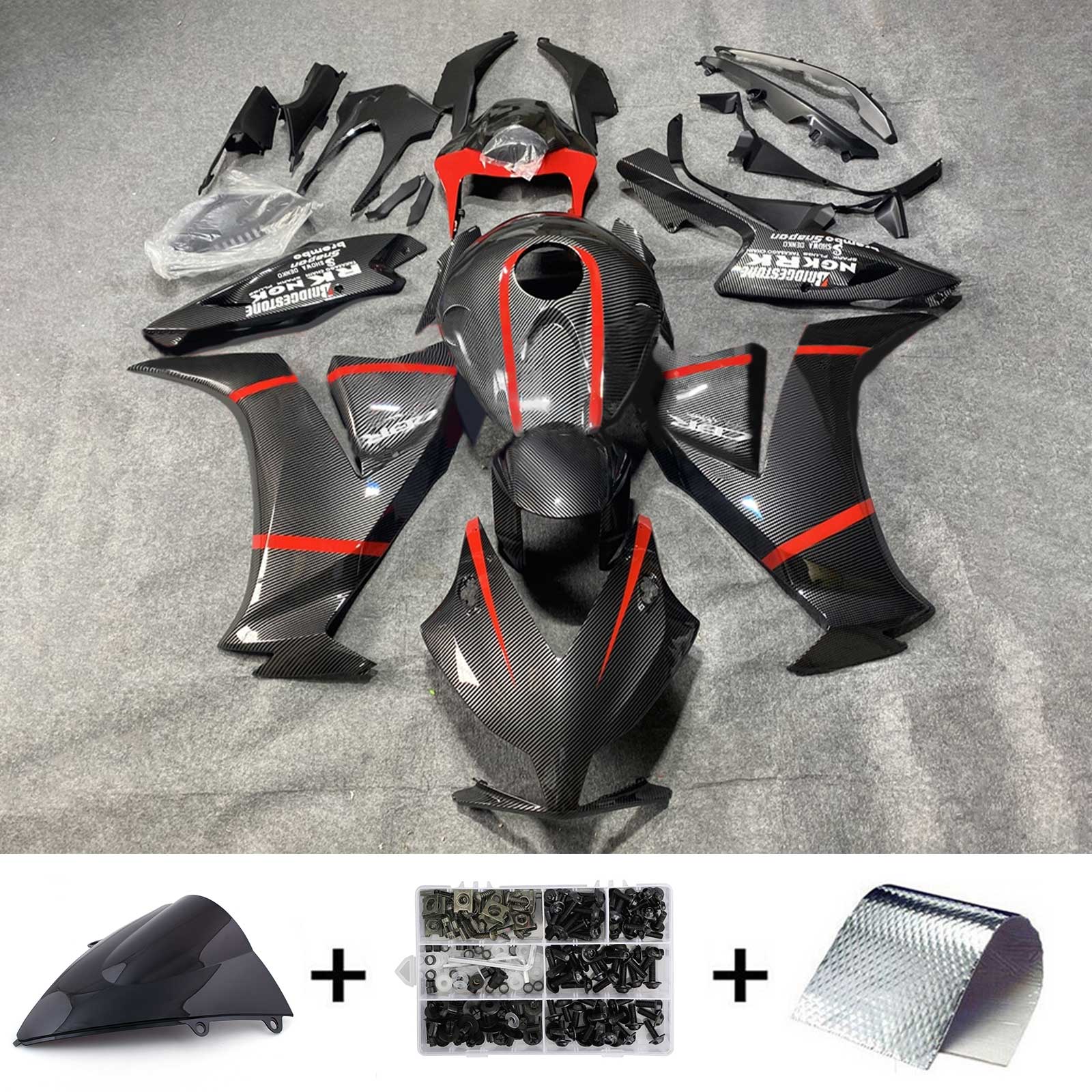 Honda CBR1000RR 2012-2016 Fairing Kit Bodywork Plastic ABS