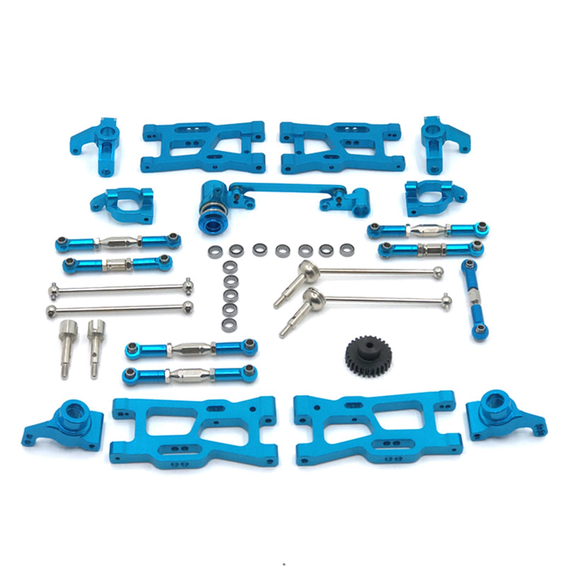 12Pcs Upgrades RC Parts Kit For Wltoys 144001 144002 124016 124017 124018 124019