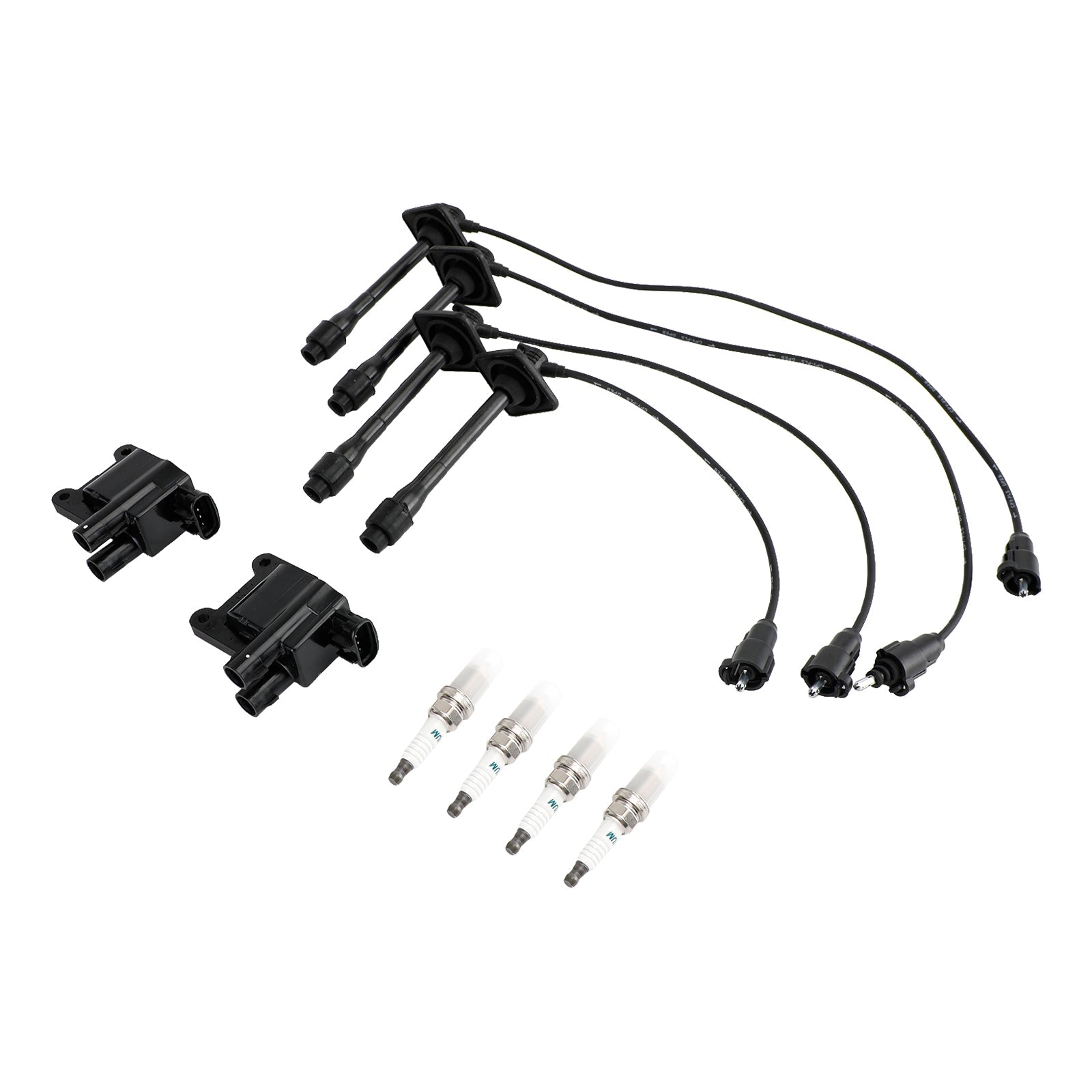 UF180 UF181 UF182 UF294 Ignition Coil+Wire+Spark Plug Kit For Toyota Camry RAV4 L4