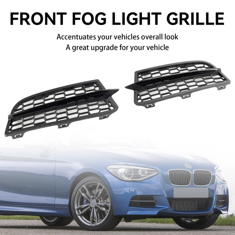 BMW F20 F21 2011-2015 M 2 piezas parachoques delantero cubierta de luz antiniebla bisel parrilla parrilla