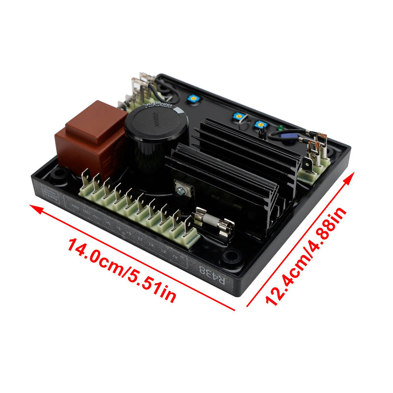 منظم الجهد الكهربي الأوتوماتيكي AVR R438 متوافق مع مولد ليروي سومر