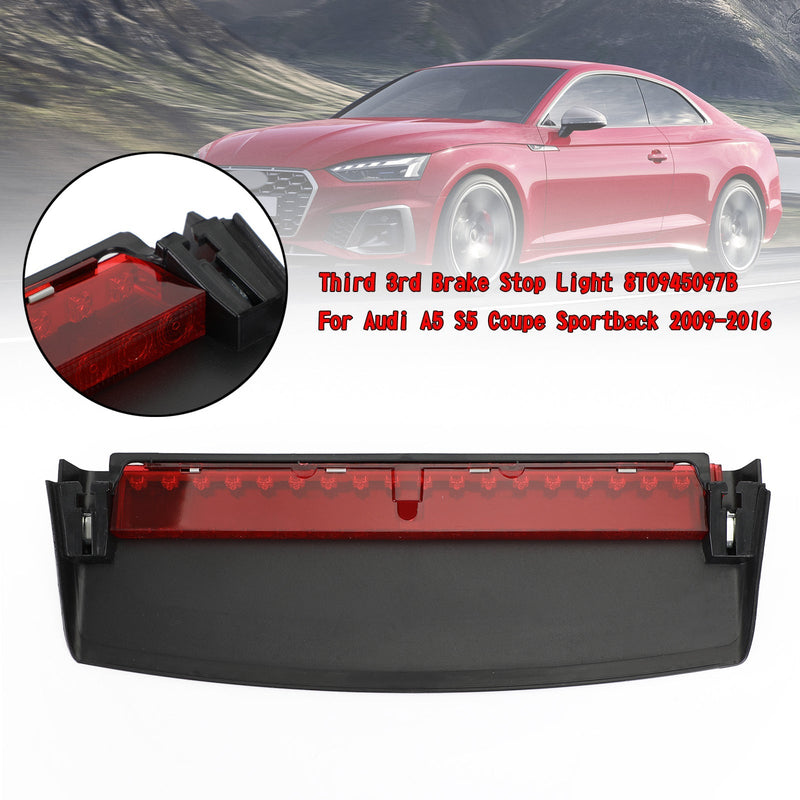 For Audi A5 S5 Coupe Sportback 09-16 Third 3rd Brake Stop Light 8T0945097B
