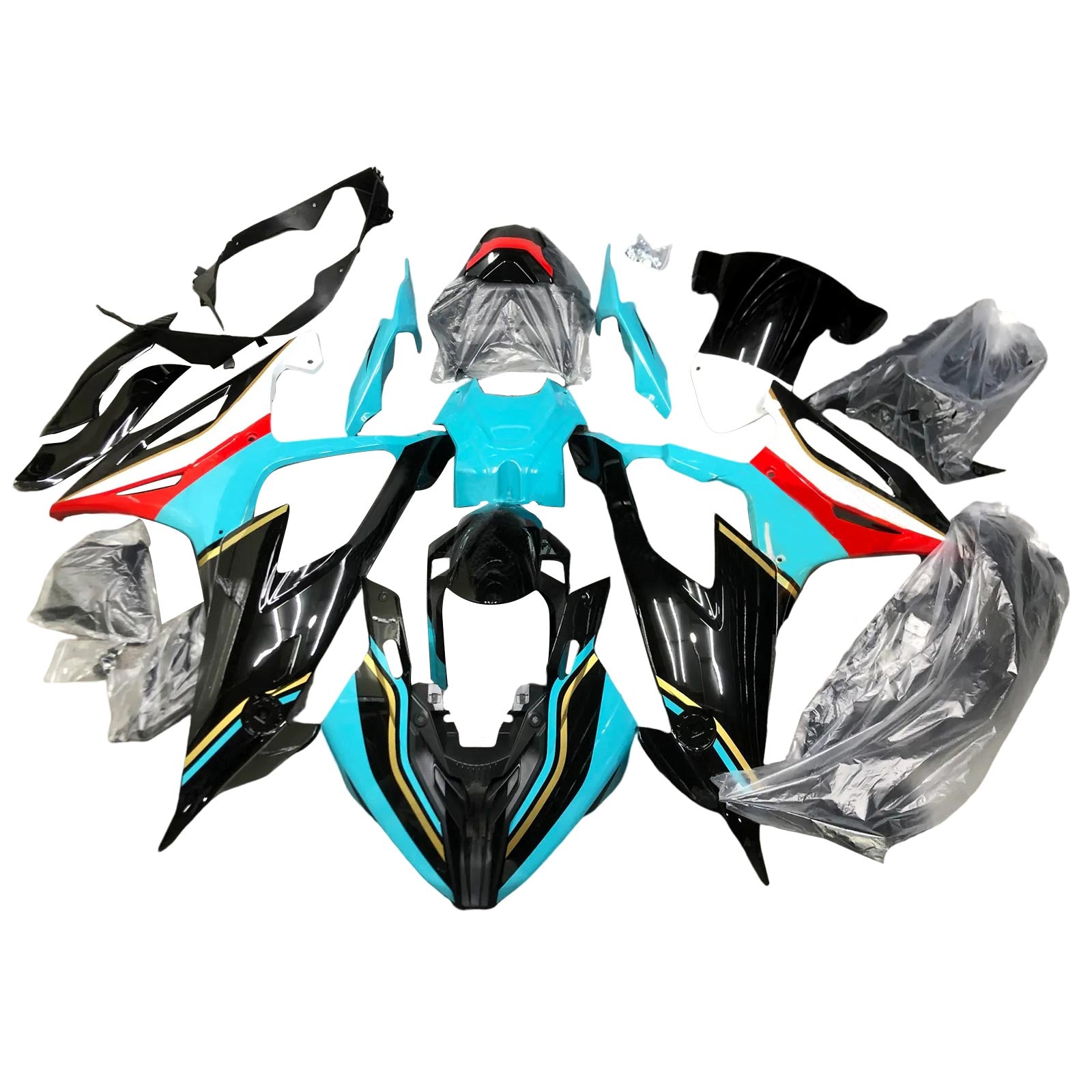 Amotopart BMW M1000RR S1000RR 2019-2022 Fairing Kit Bodywork Plastic ABS