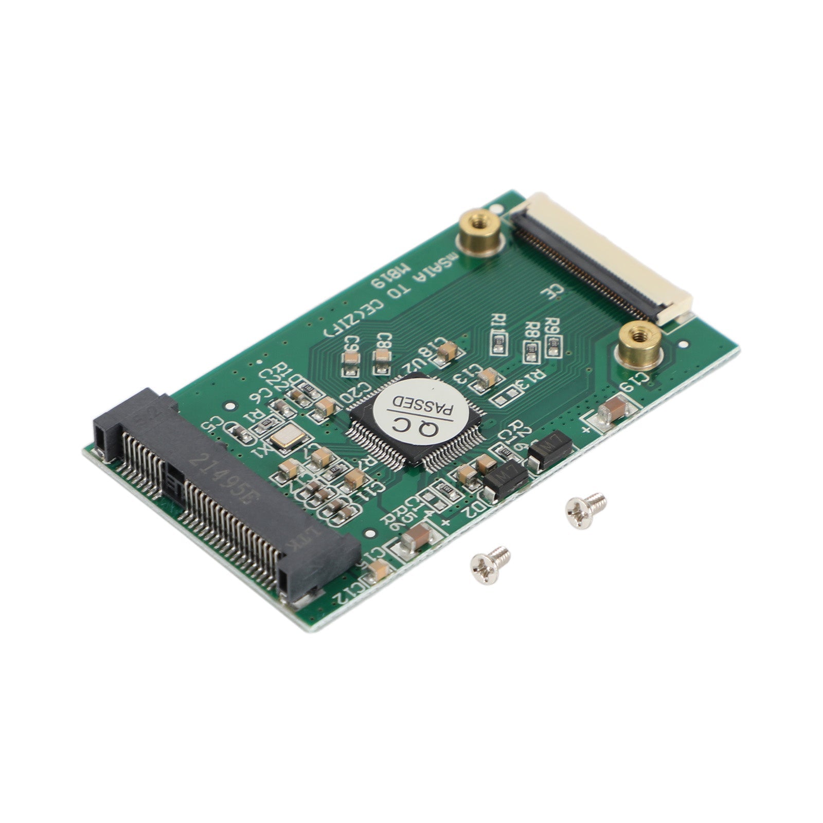 1.8 بوصة Mini mSATA PCI-E SSD HDD إلى 40pin ZIF CE بطاقة محول الكابل