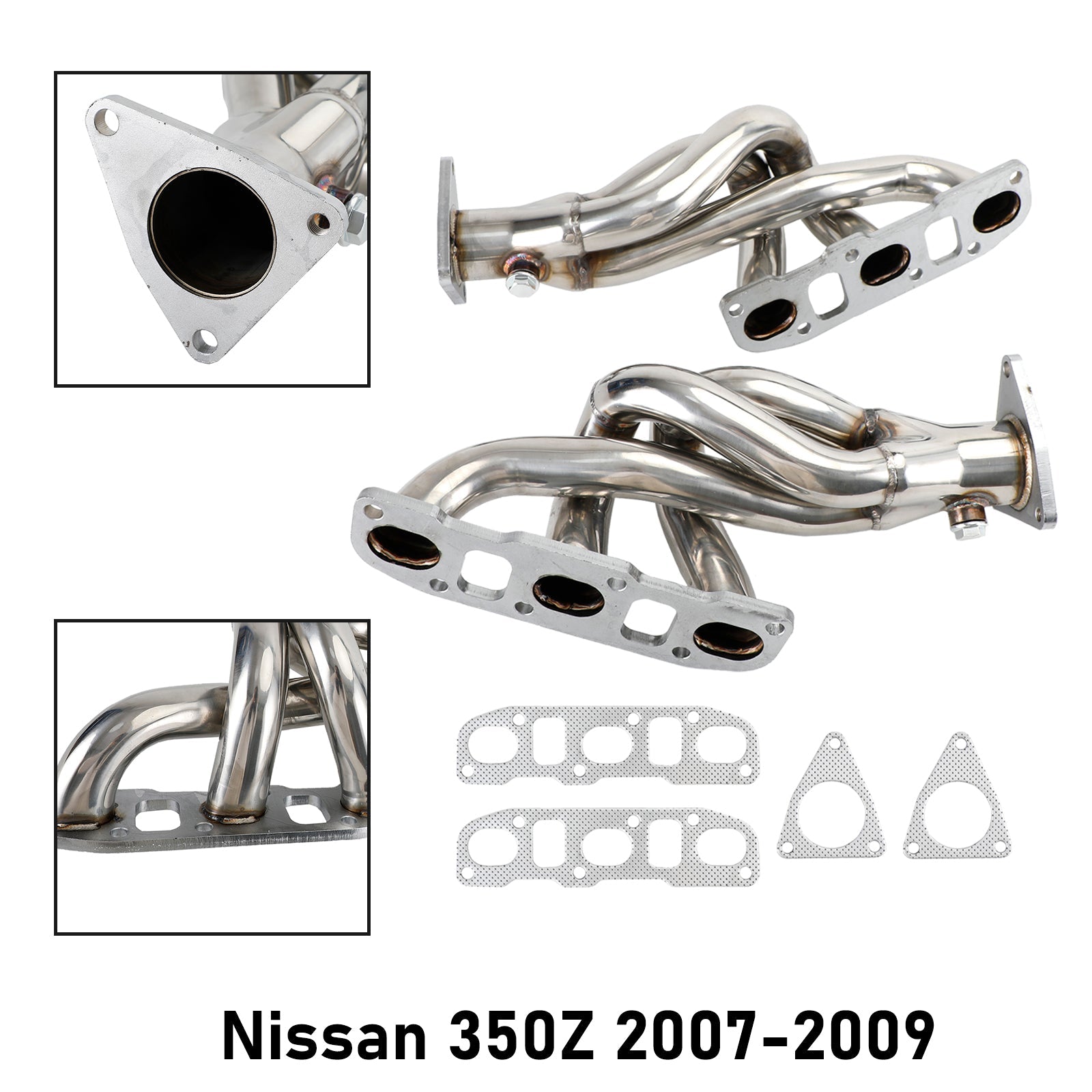 2008-2013 Infiniti G37 3.7L Engine Stainless Steel Exhaust Header Manifold