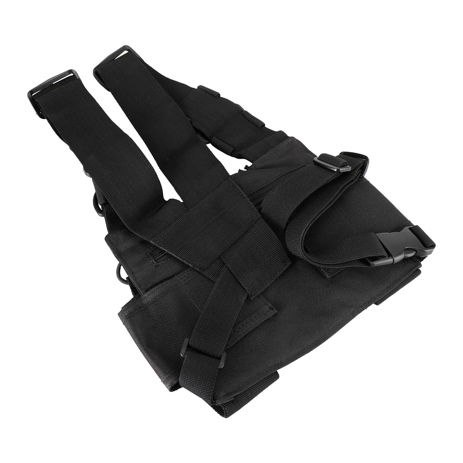 New Tactical Bilateral Chest Harness Bag for Field Operations Radio Universal