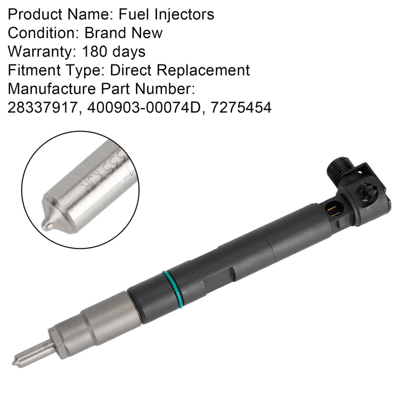 1PCS Fuel Injectors 400903-00074D fit Bobcat fit Doosan D24 D18 Engine 28337917 Fedex Express