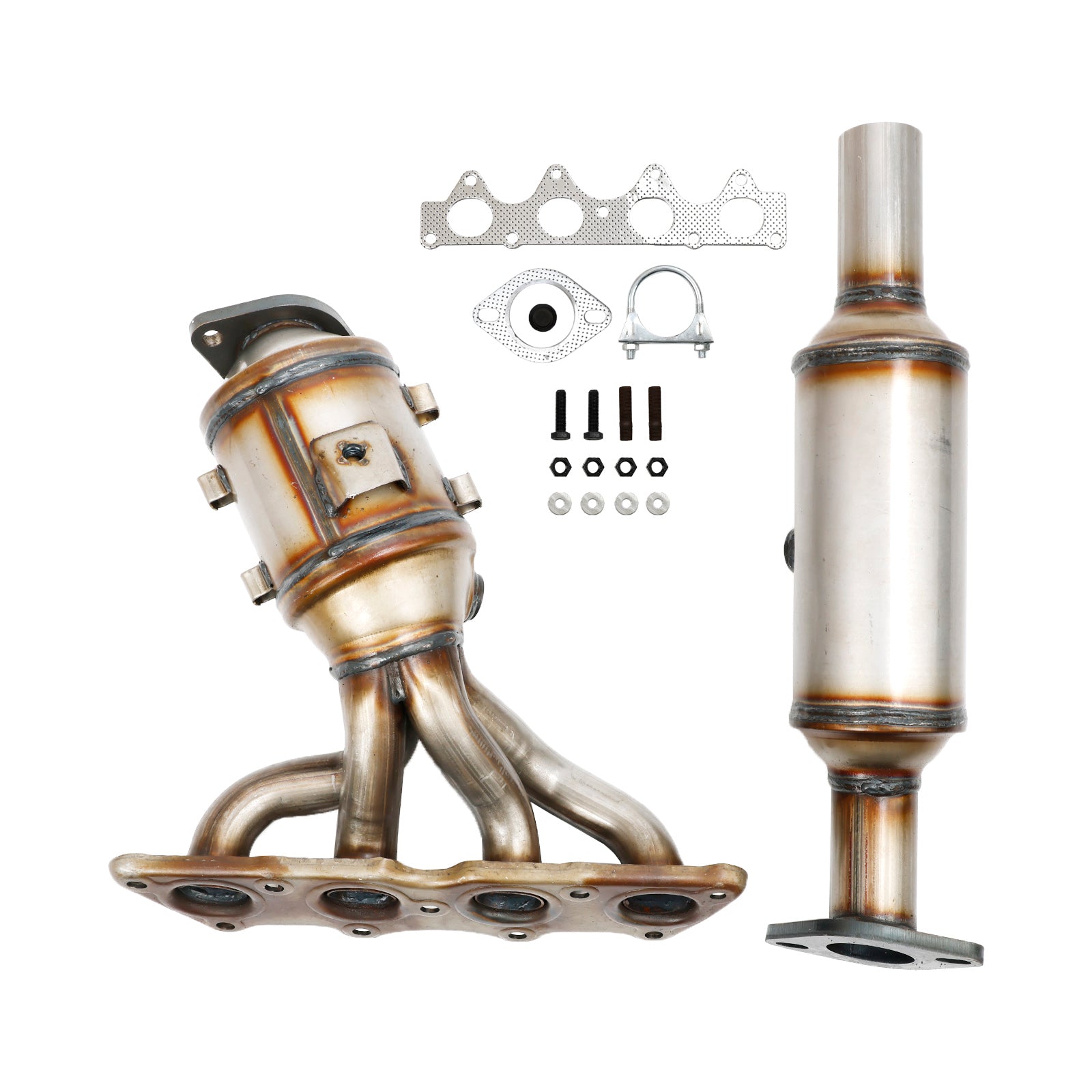 Manifold & Rear Catalytic Converters Fit For Kia Soul 1.6L 2012-2019