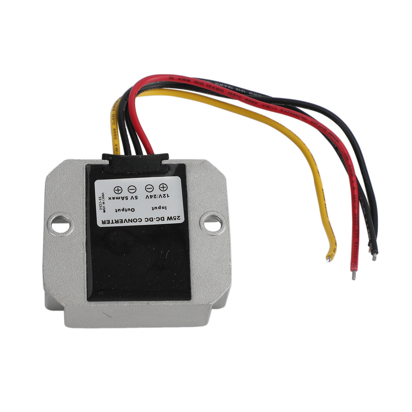 Waterproof DC 12V/24V to 5V 25W 5A Step-Down Power Supply Converter Regulator