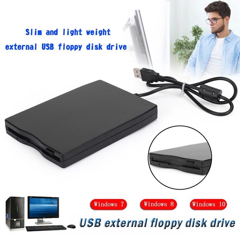 Unidad de disquete USB portátil Externa FDD 3.5 "1.44MB para computadora portátil PC Win Mac