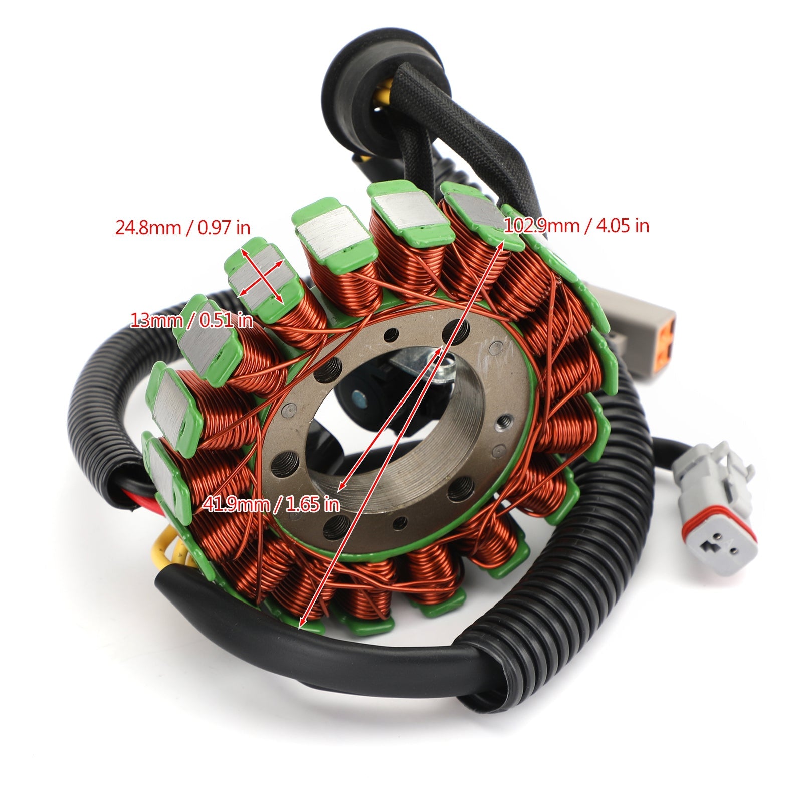 Alternator Magneto Stator for Lynx Rave RS 600 10-14 / Ski-Doo MX Z X600RS 09-17 Generic