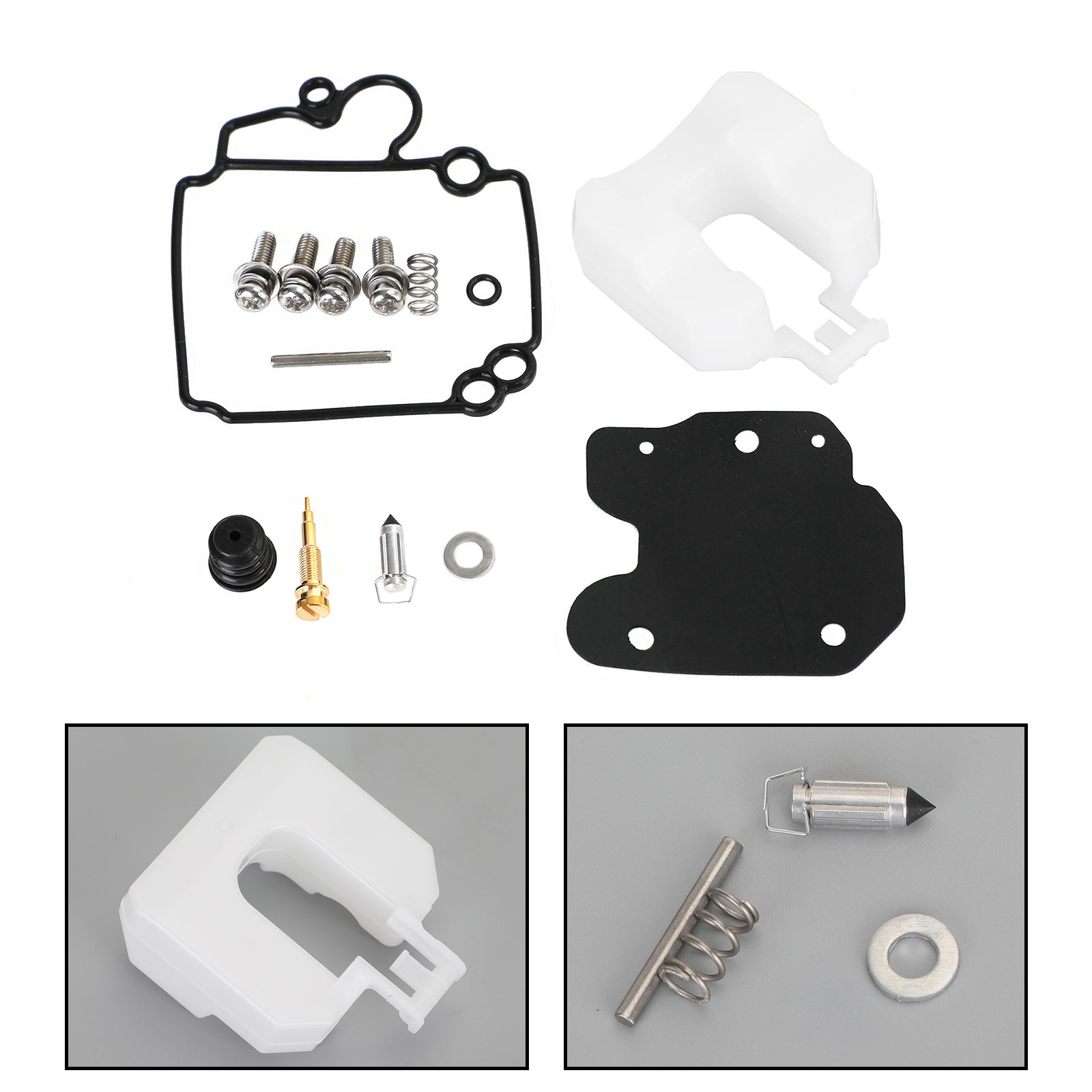 Kit de reconstrucción de carburador apto para Yamaha fuera de borda 25ps F25 motor de 4 tiempos