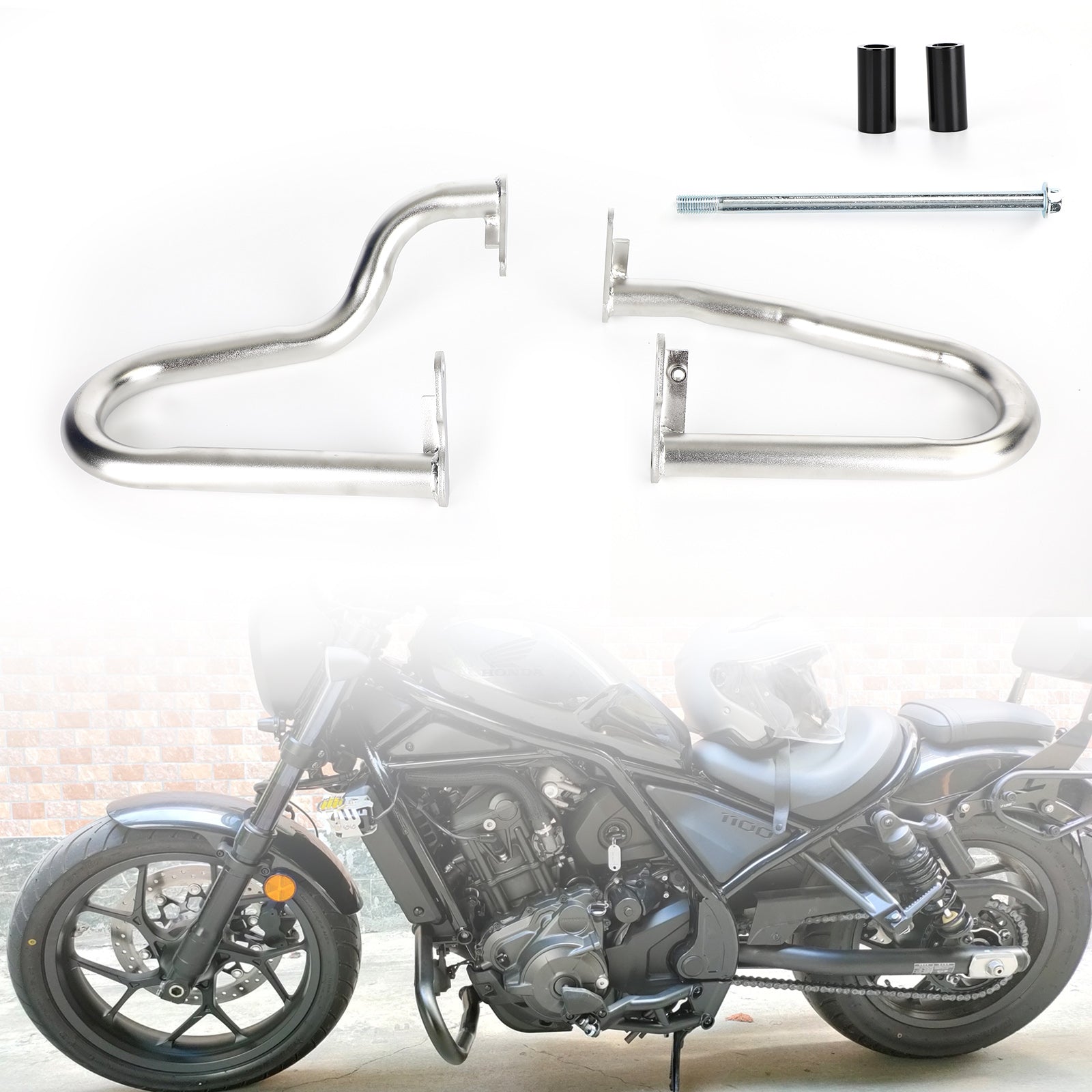 Engine Guards Frame Crash Bars Silver Fit For Honda Cm 1100 Cmx 1100 2021+ Generic