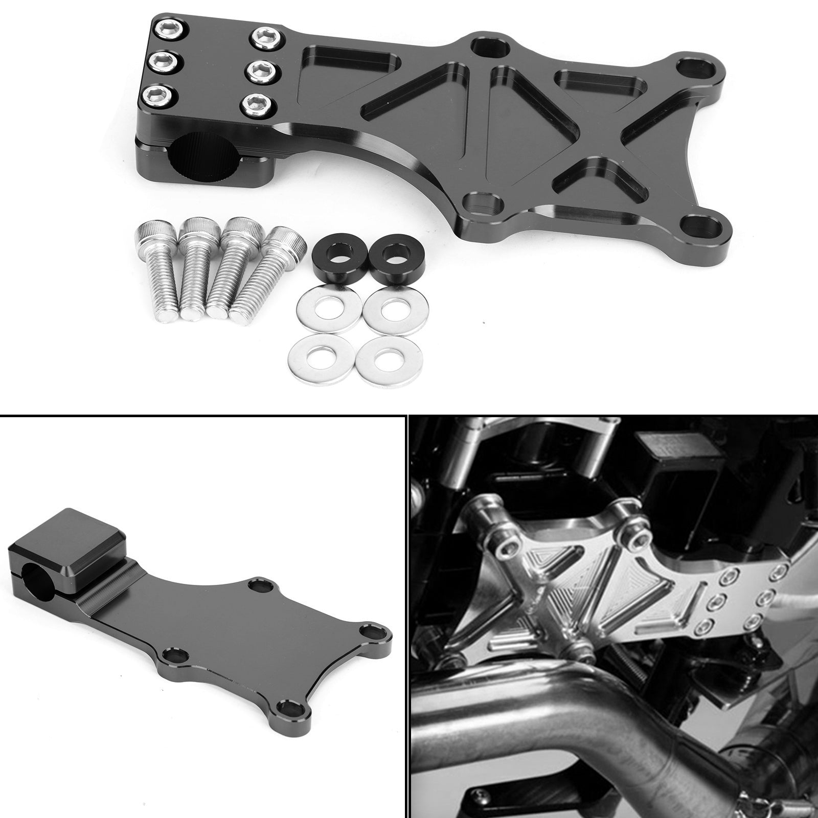 Engine Guard Bracket Fixed Fastening for Honda MSX125 MSX125SF Grom 2013-2019 Generic