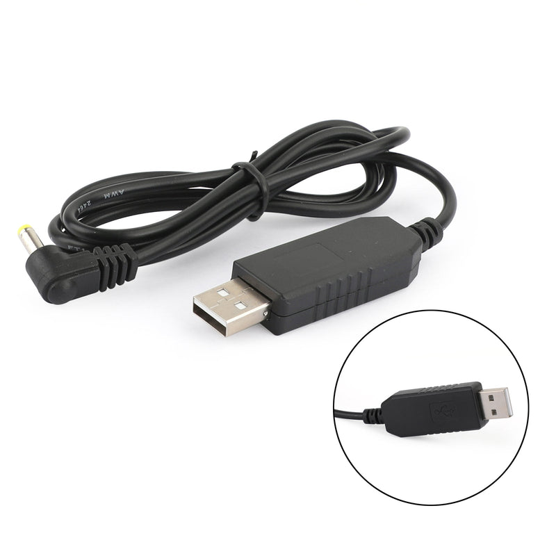 Cable cargador USB de batería apto para BaoFeng UV5R/RE UVB2 UVB3 Plus UV-S9 BF-UVB3