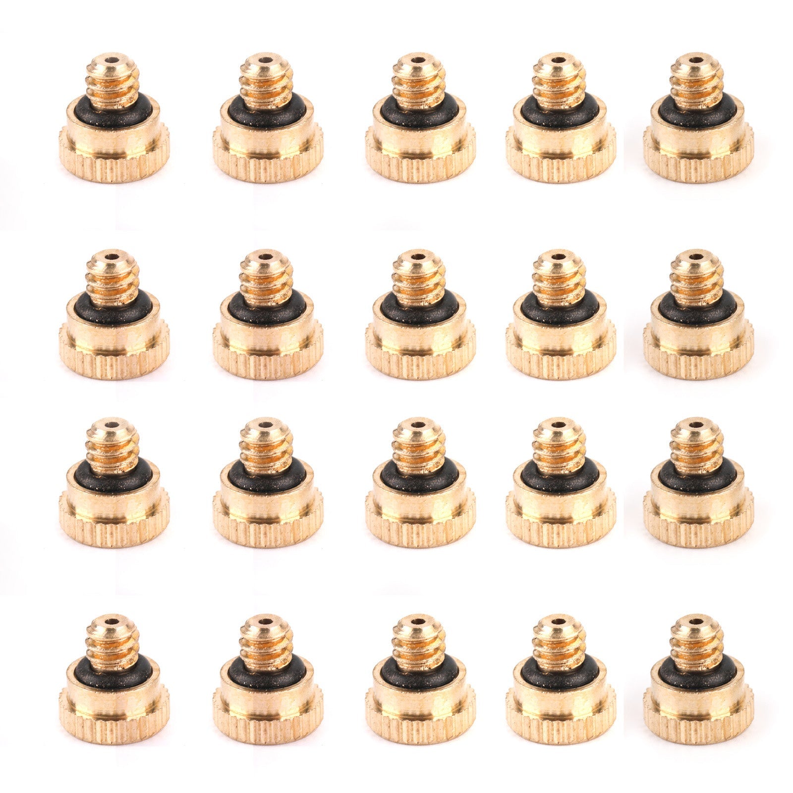 10-50pcs Brass Misting Nozzles Water Mister Sprinkle For Cooling System 0.016"